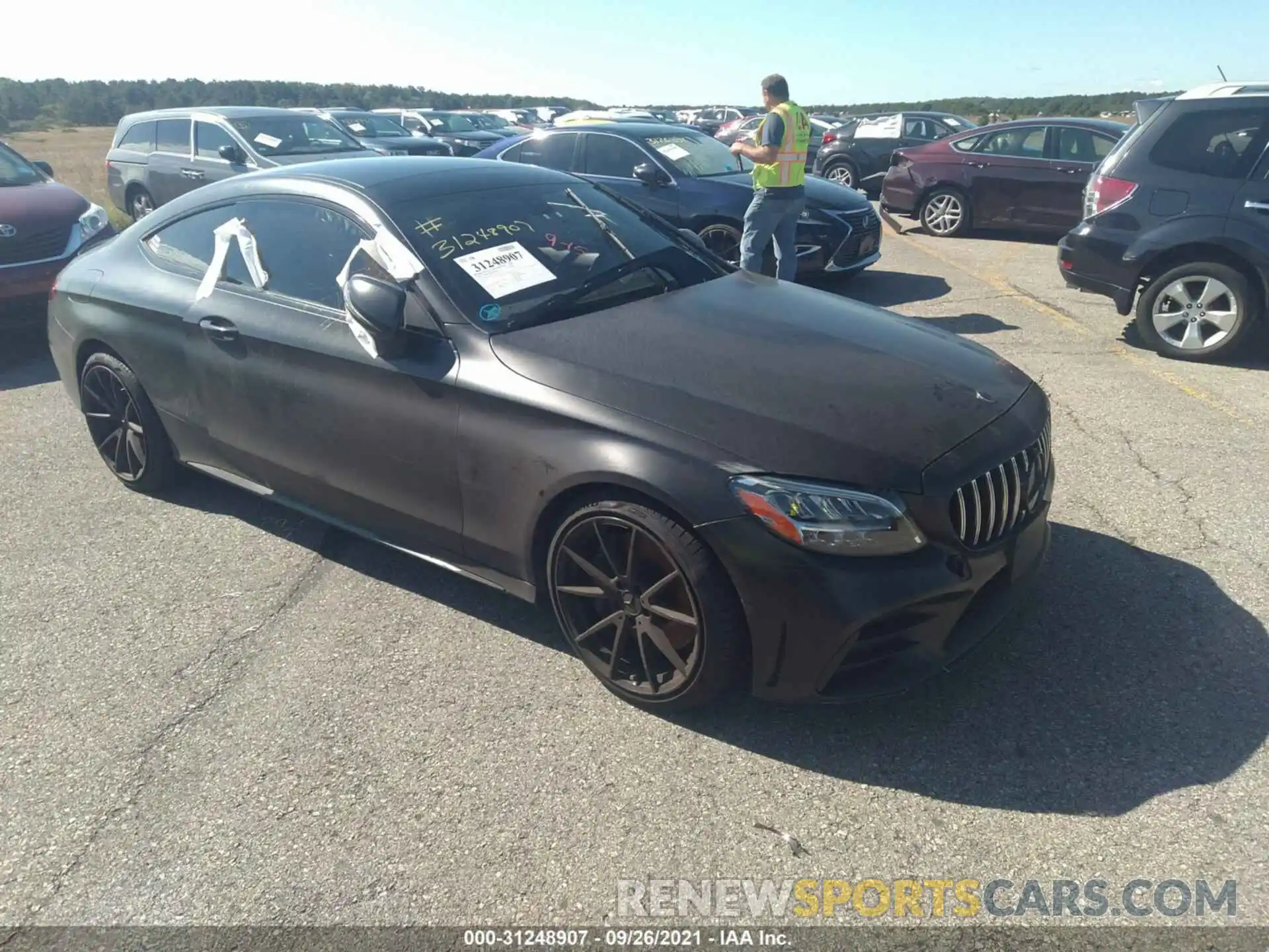 1 Photograph of a damaged car W1KWJ6EB0LG019766 MERCEDES-BENZ C-CLASS 2020