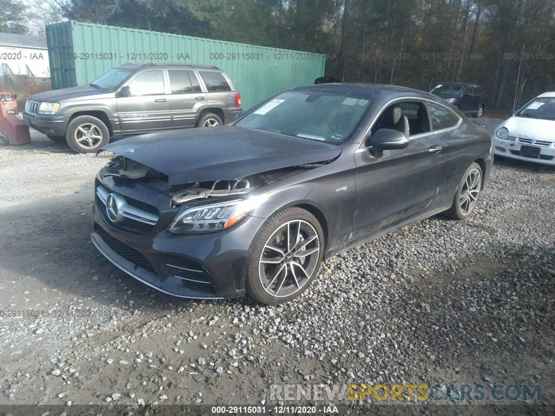 2 Photograph of a damaged car W1KWJ6EB3LF991092 MERCEDES-BENZ C-CLASS 2020