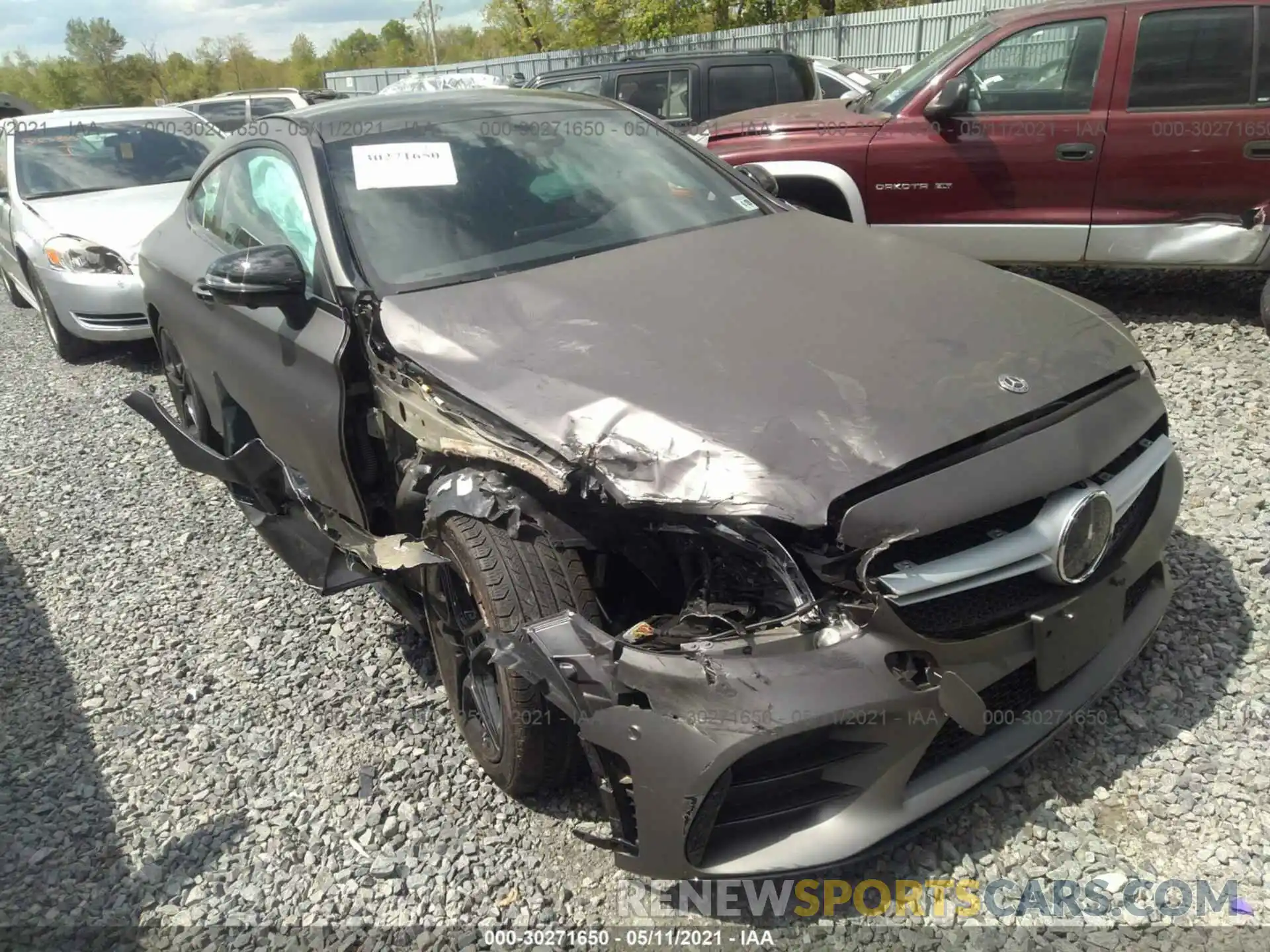 1 Photograph of a damaged car W1KWJ6EB9LF995325 MERCEDES-BENZ C-CLASS 2020