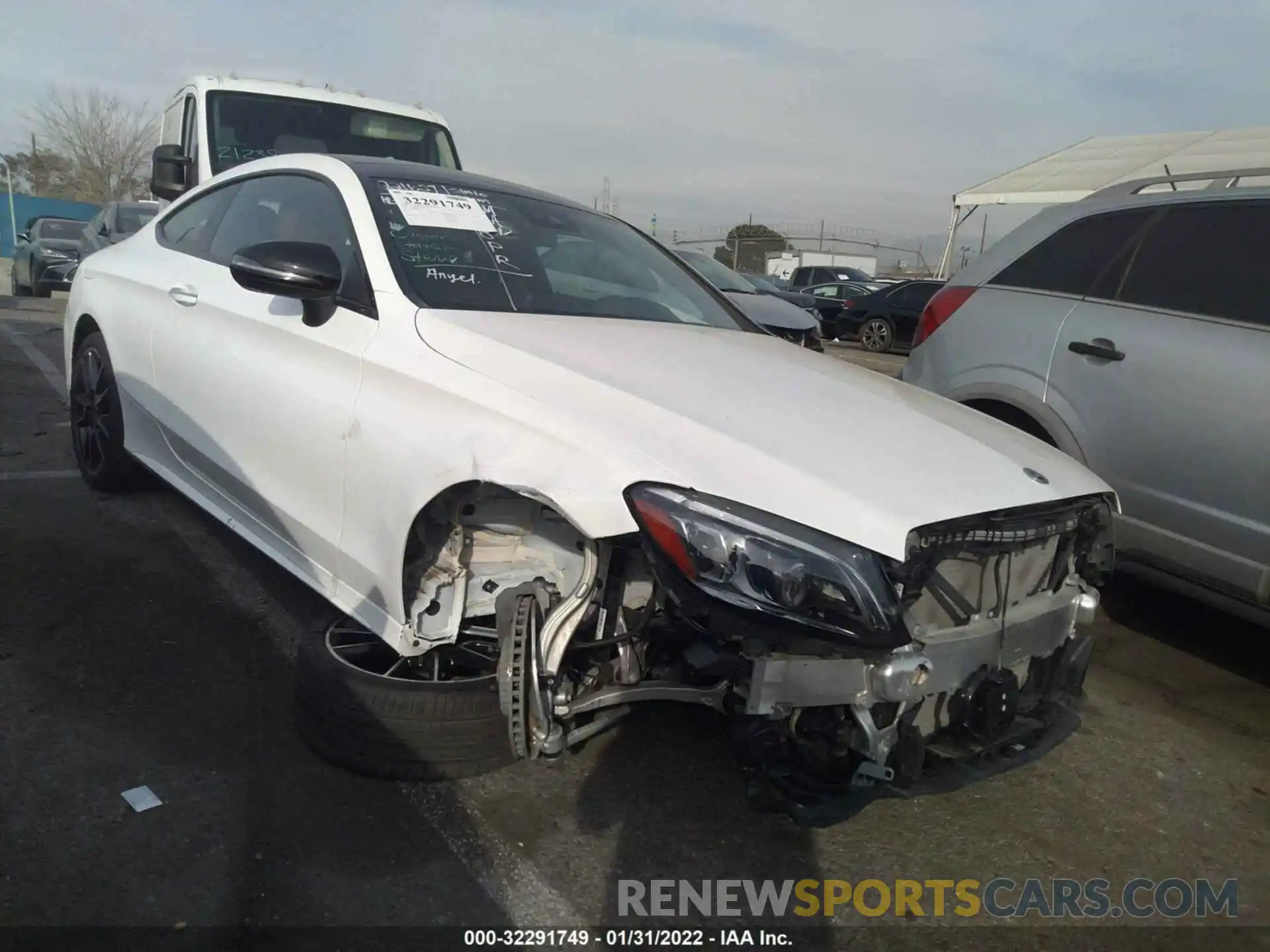 1 Photograph of a damaged car W1KWJ8DB0LG004486 MERCEDES-BENZ C-CLASS 2020