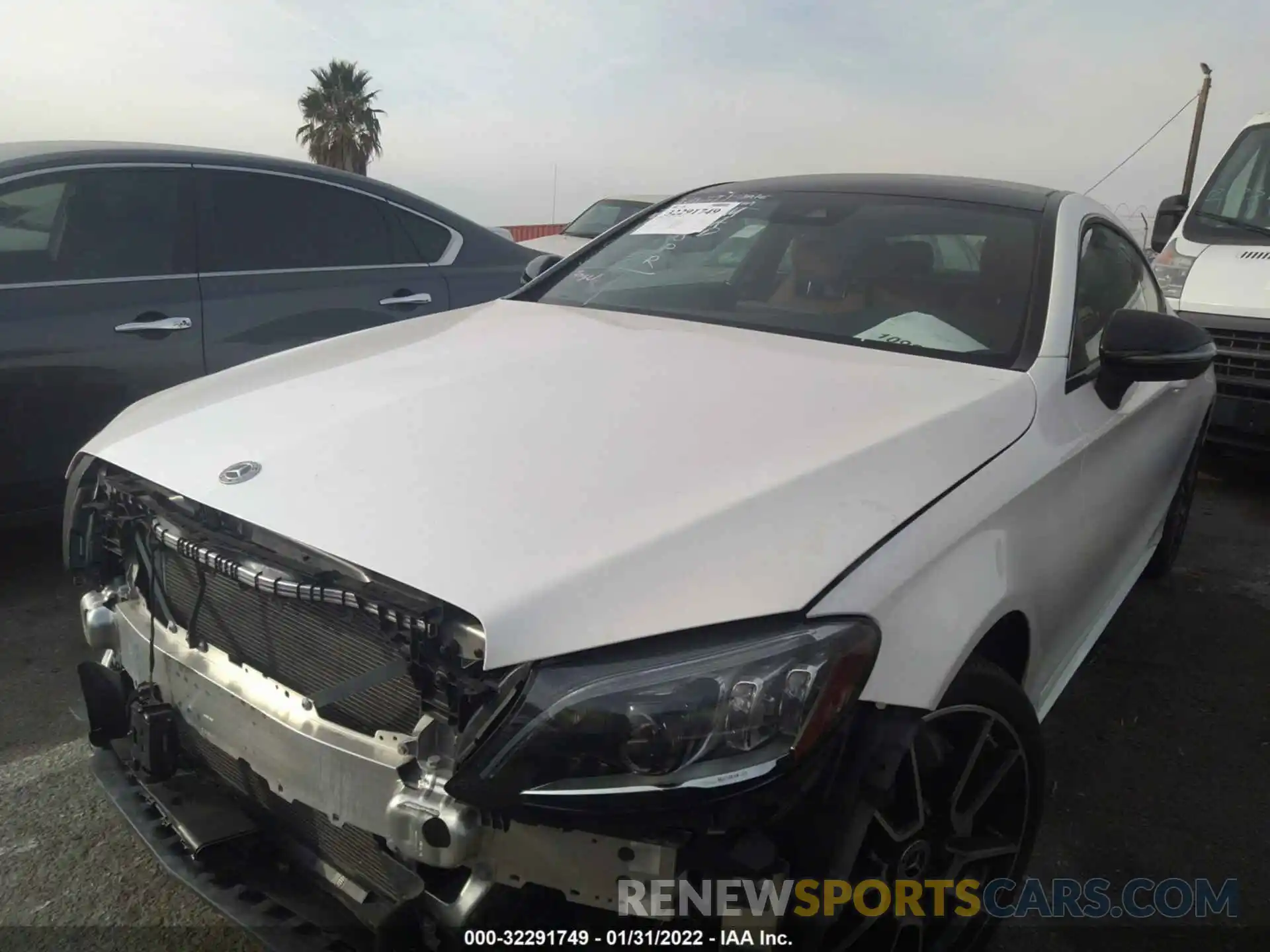 2 Photograph of a damaged car W1KWJ8DB0LG004486 MERCEDES-BENZ C-CLASS 2020