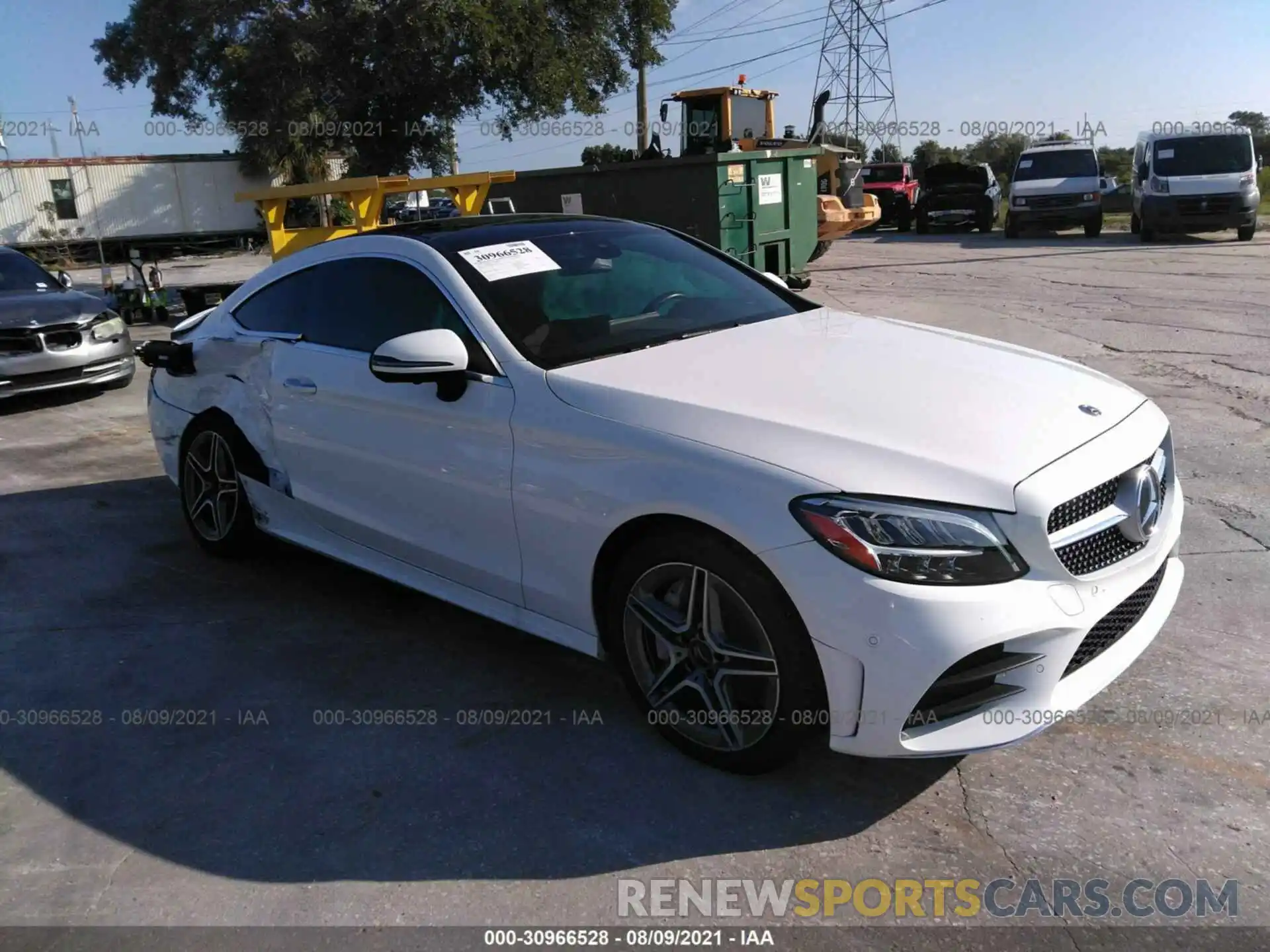 1 Photograph of a damaged car W1KWJ8DB4LF989185 MERCEDES-BENZ C-CLASS 2020