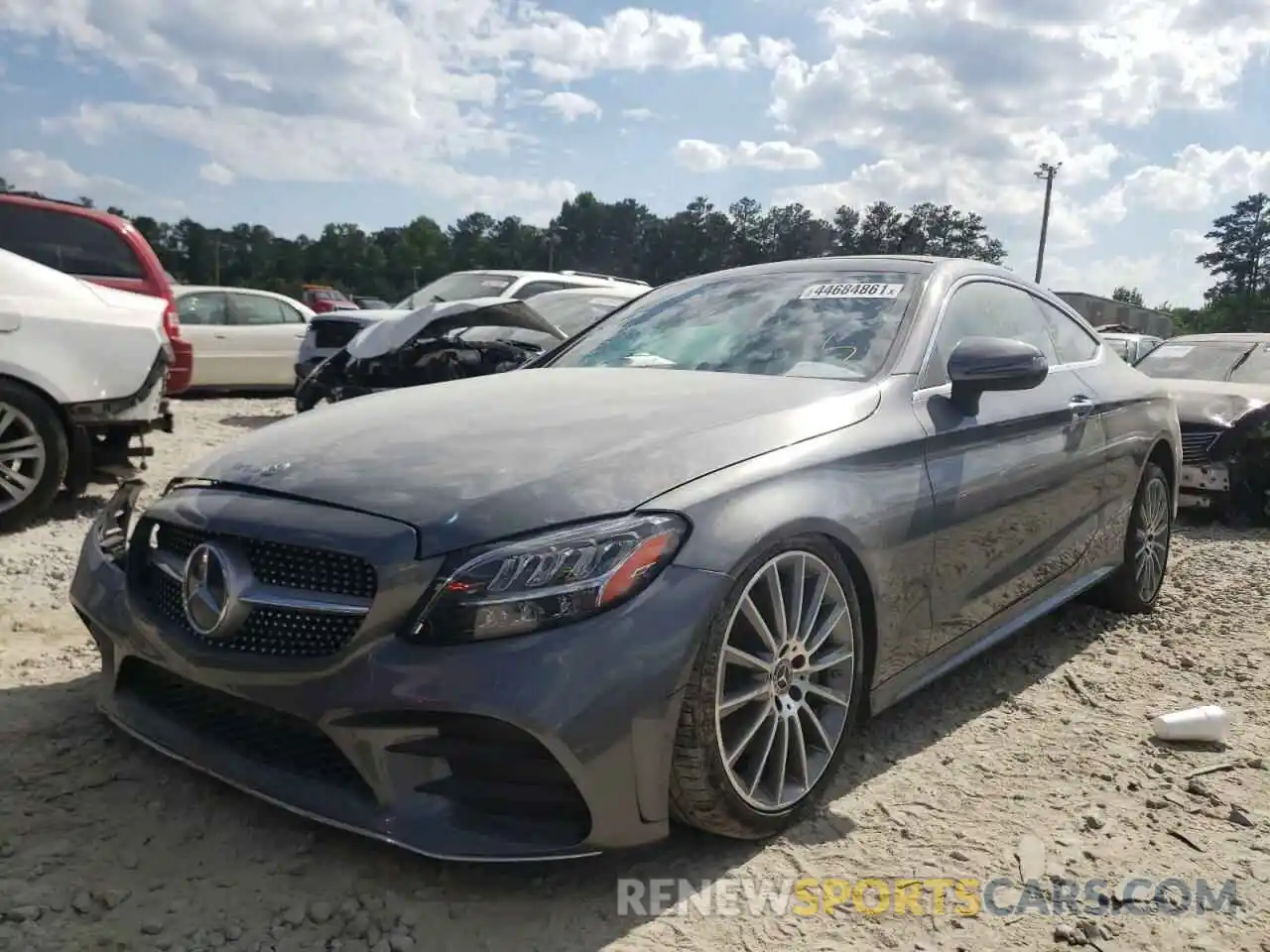 2 Photograph of a damaged car W1KWJ8DB4LG025308 MERCEDES-BENZ C-CLASS 2020