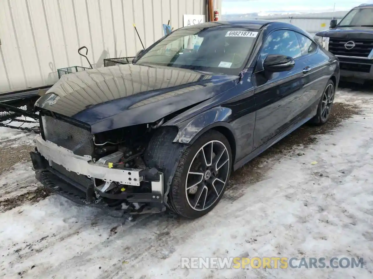 2 Photograph of a damaged car W1KWJ8DB5LF985498 MERCEDES-BENZ C-CLASS 2020