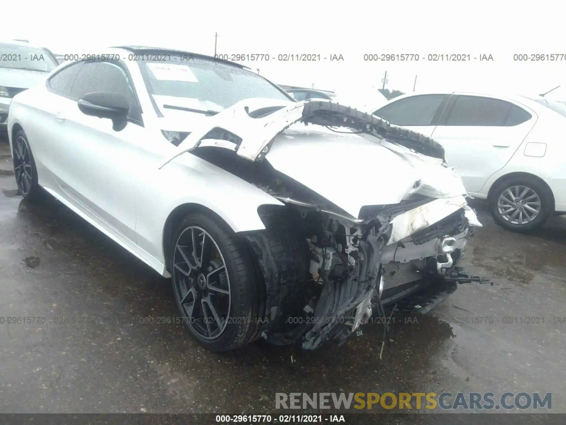 1 Photograph of a damaged car W1KWJ8DB5LG016407 MERCEDES-BENZ C-CLASS 2020