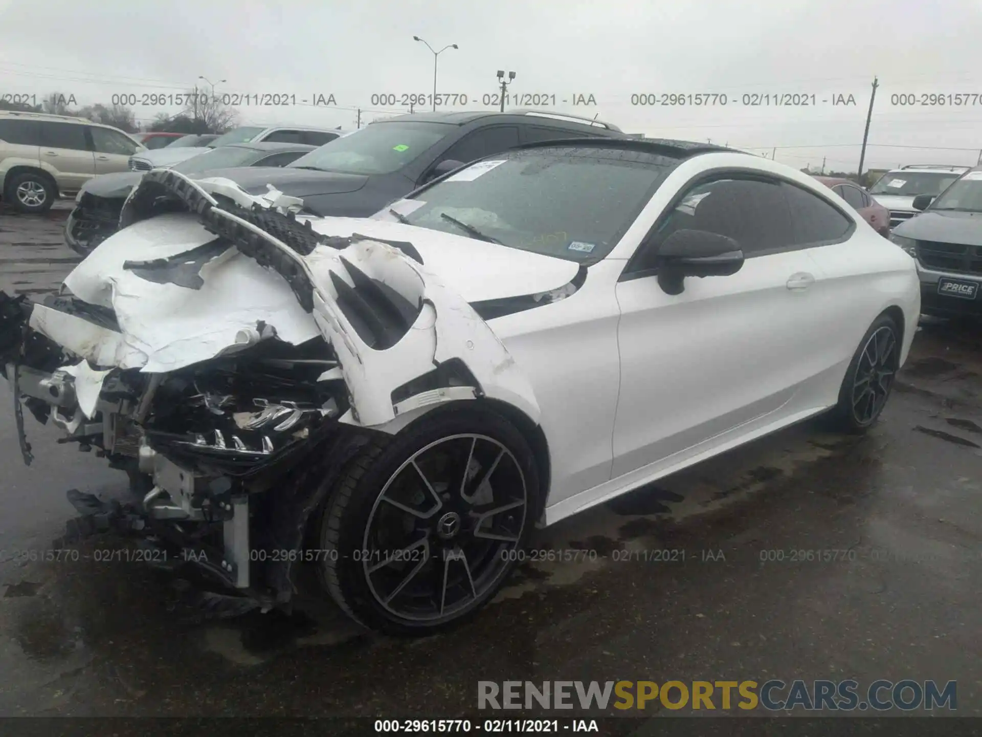 2 Photograph of a damaged car W1KWJ8DB5LG016407 MERCEDES-BENZ C-CLASS 2020