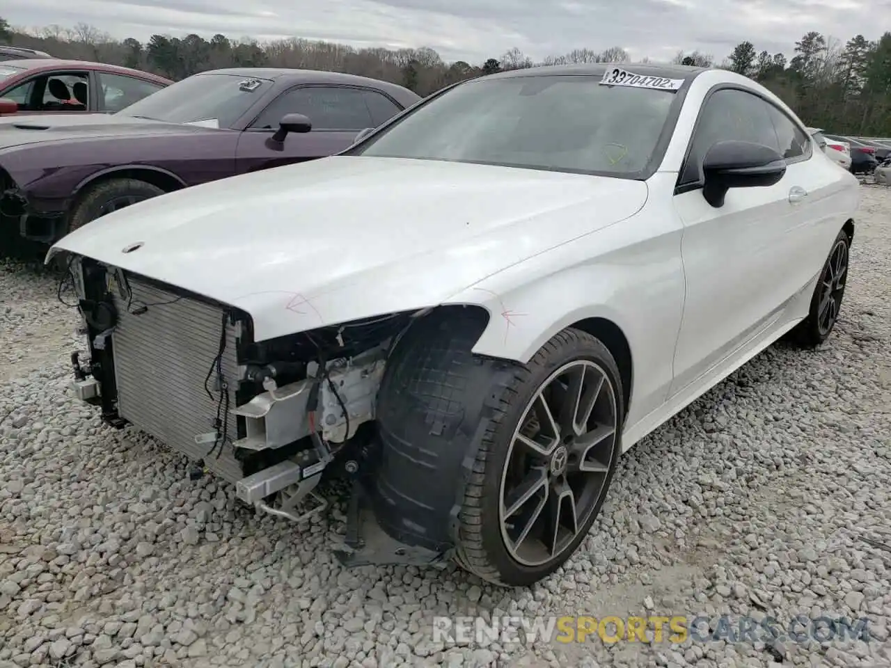 2 Photograph of a damaged car W1KWJ8DB8LF996186 MERCEDES-BENZ C-CLASS 2020