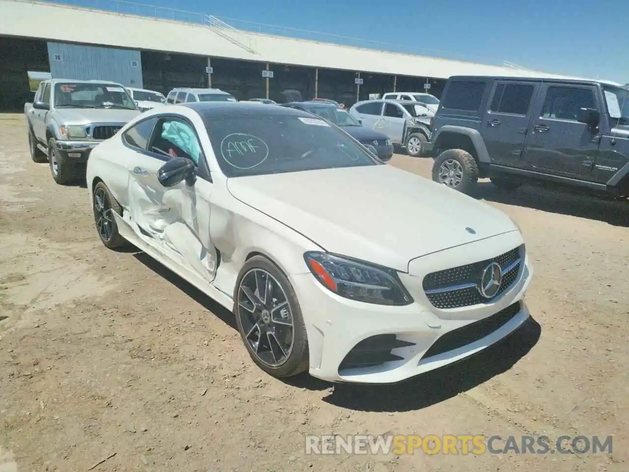 1 Photograph of a damaged car W1KWJ8DB9LG006057 MERCEDES-BENZ C-CLASS 2020