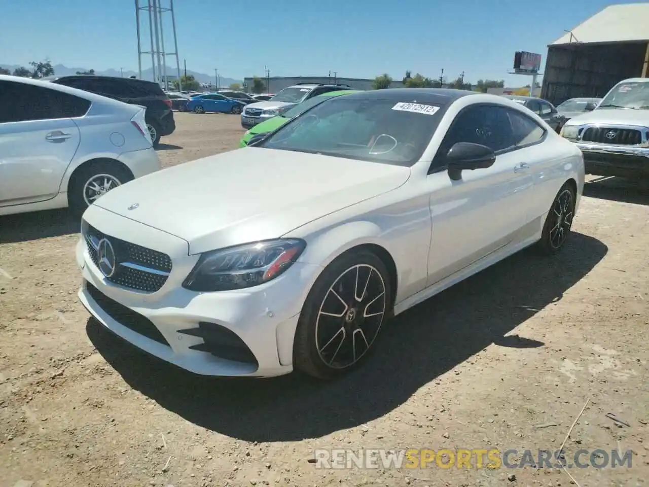 2 Photograph of a damaged car W1KWJ8DB9LG006057 MERCEDES-BENZ C-CLASS 2020