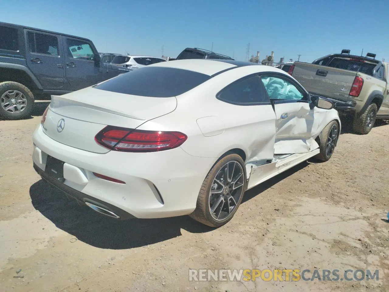 4 Photograph of a damaged car W1KWJ8DB9LG006057 MERCEDES-BENZ C-CLASS 2020