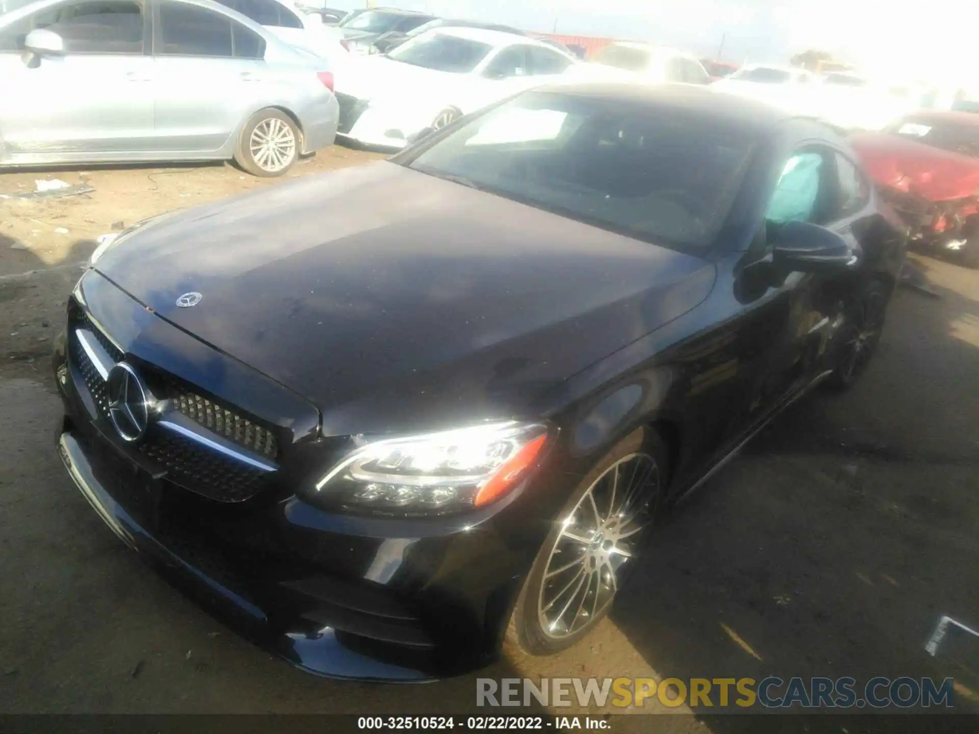 2 Photograph of a damaged car W1KWJ8DBXLF985383 MERCEDES-BENZ C-CLASS 2020