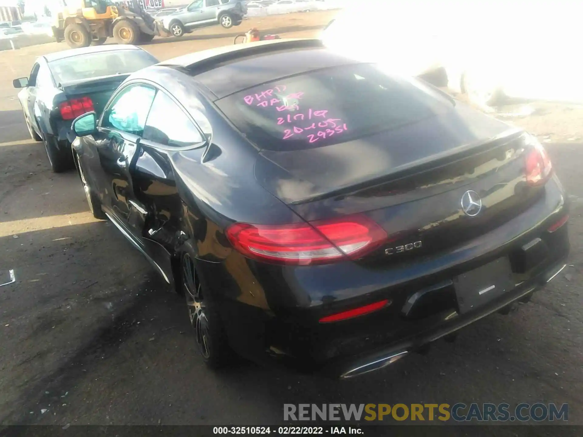 3 Photograph of a damaged car W1KWJ8DBXLF985383 MERCEDES-BENZ C-CLASS 2020