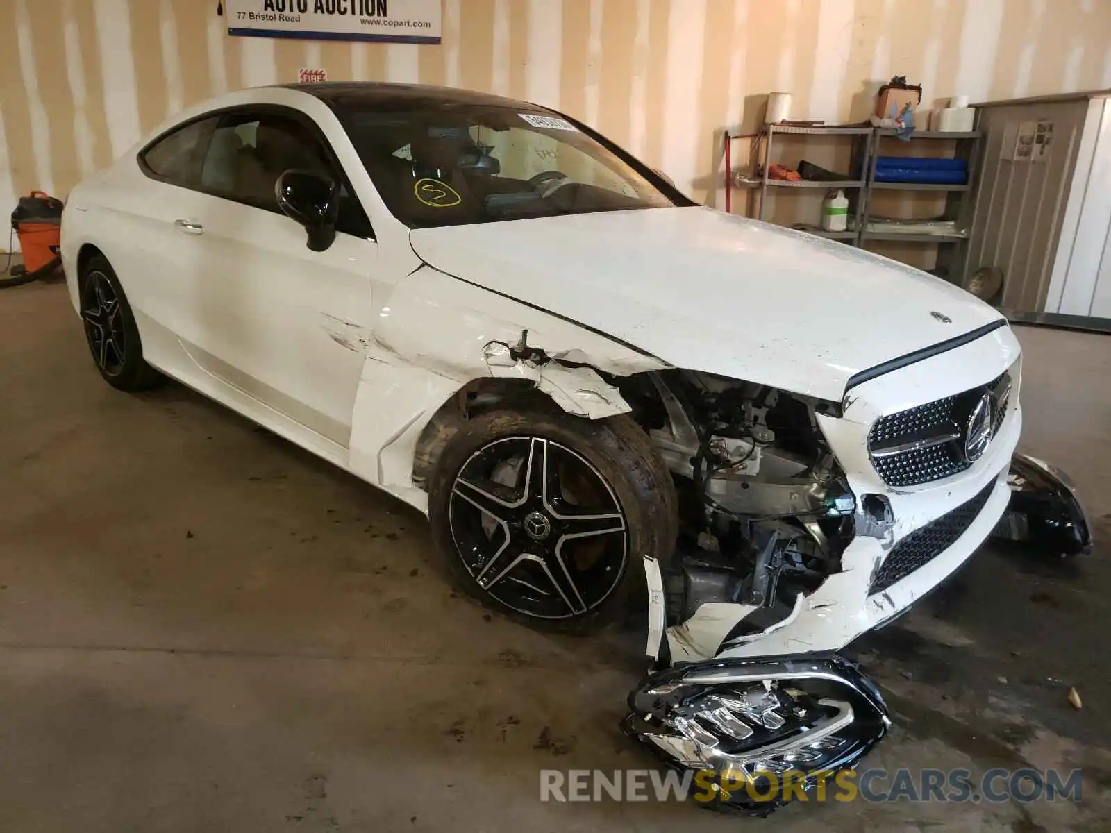 1 Photograph of a damaged car W1KWJ8EB8LF993979 MERCEDES-BENZ C CLASS 2020