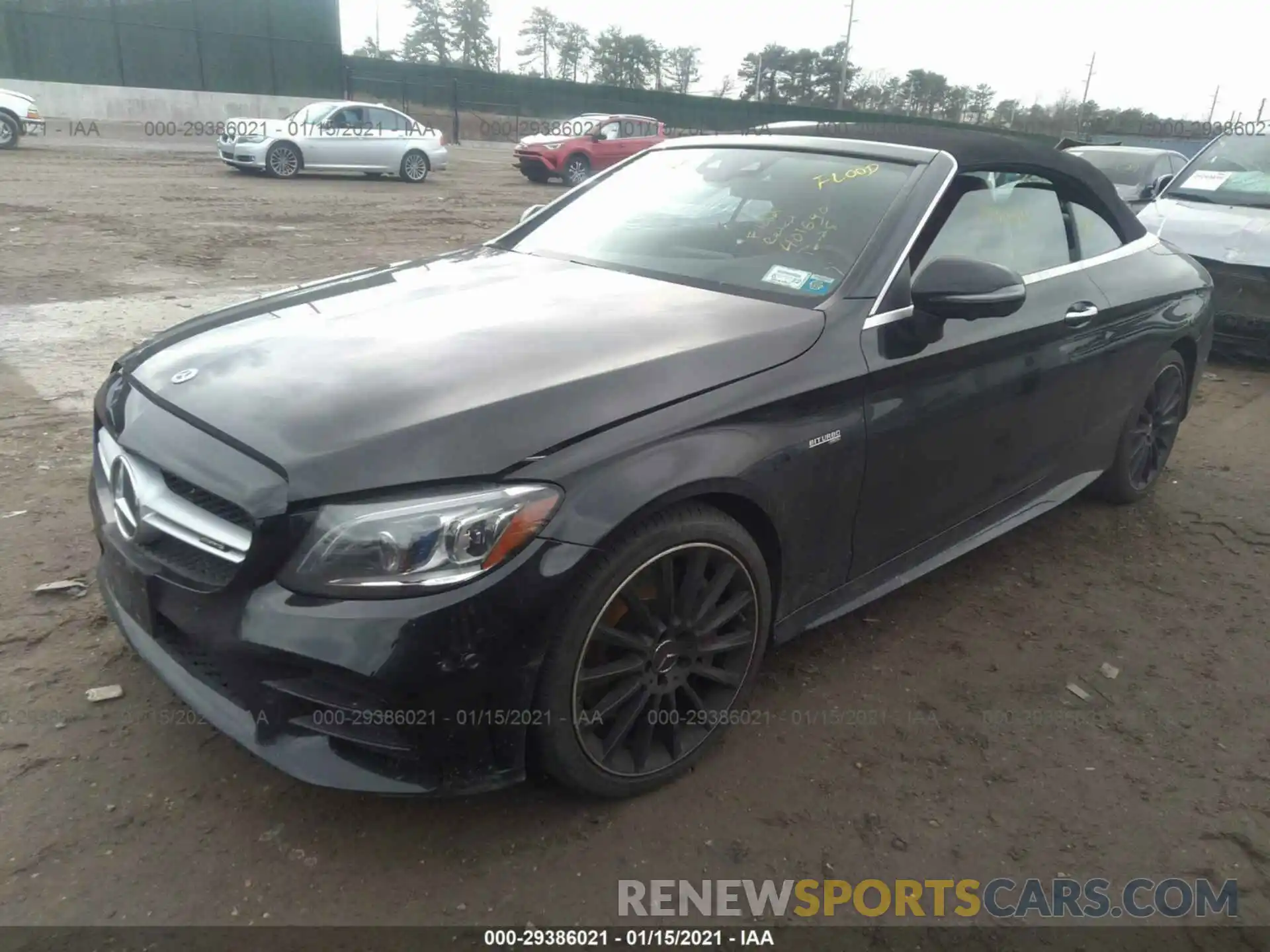 2 Photograph of a damaged car W1KWK6EB9LF989943 MERCEDES-BENZ C-CLASS 2020