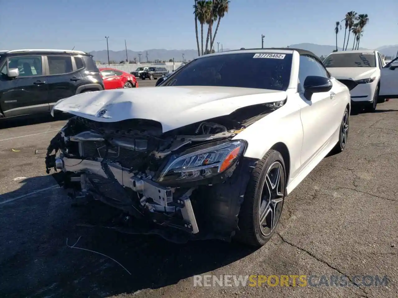 2 Photograph of a damaged car W1KWK8DB4LG015116 MERCEDES-BENZ C-CLASS 2020