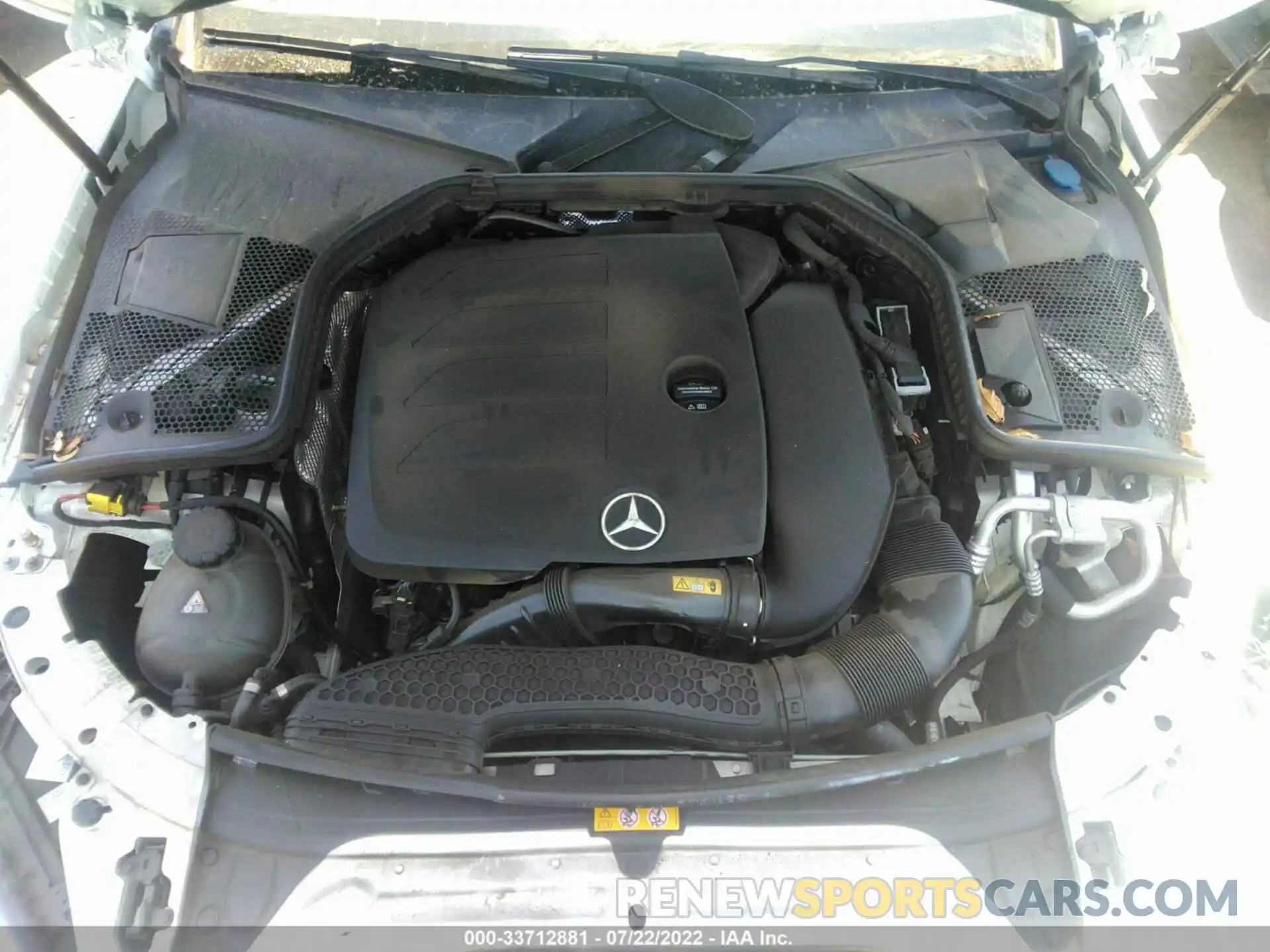 10 Фотография поврежденного автомобиля W1KWK8DB8LG008377 MERCEDES-BENZ C-CLASS 2020