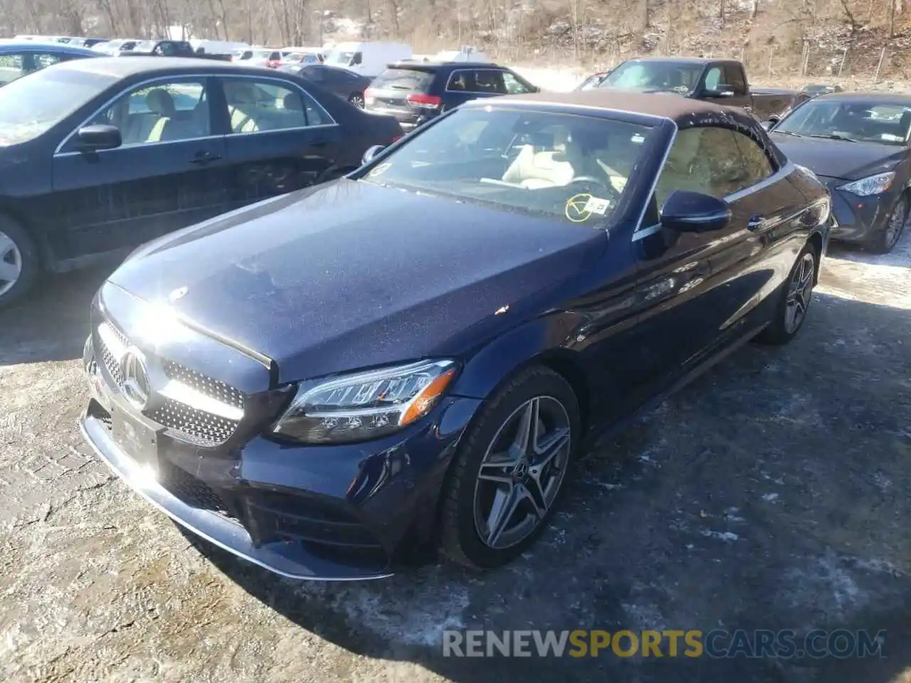 2 Photograph of a damaged car W1KWK8EB3LG003070 MERCEDES-BENZ C-CLASS 2020