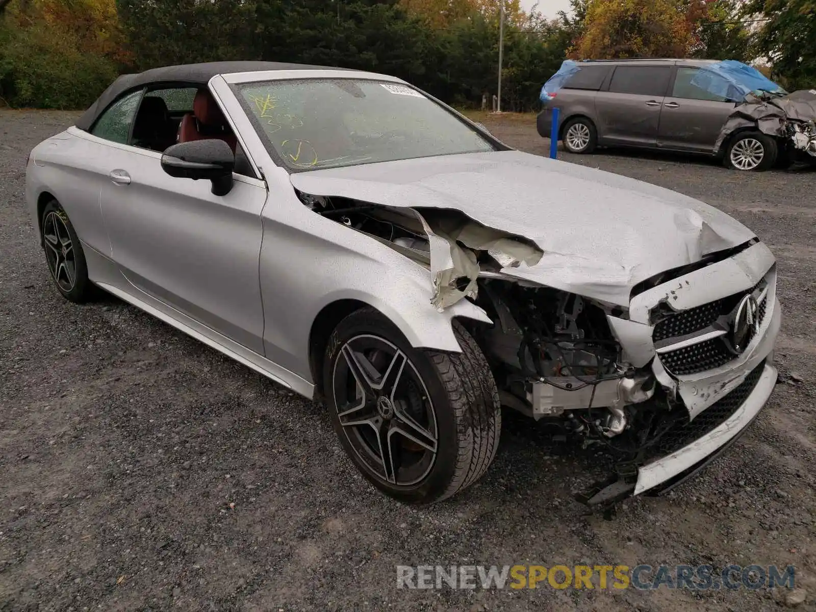 1 Photograph of a damaged car W1KWK8EB6LF998904 MERCEDES-BENZ C-CLASS 2020