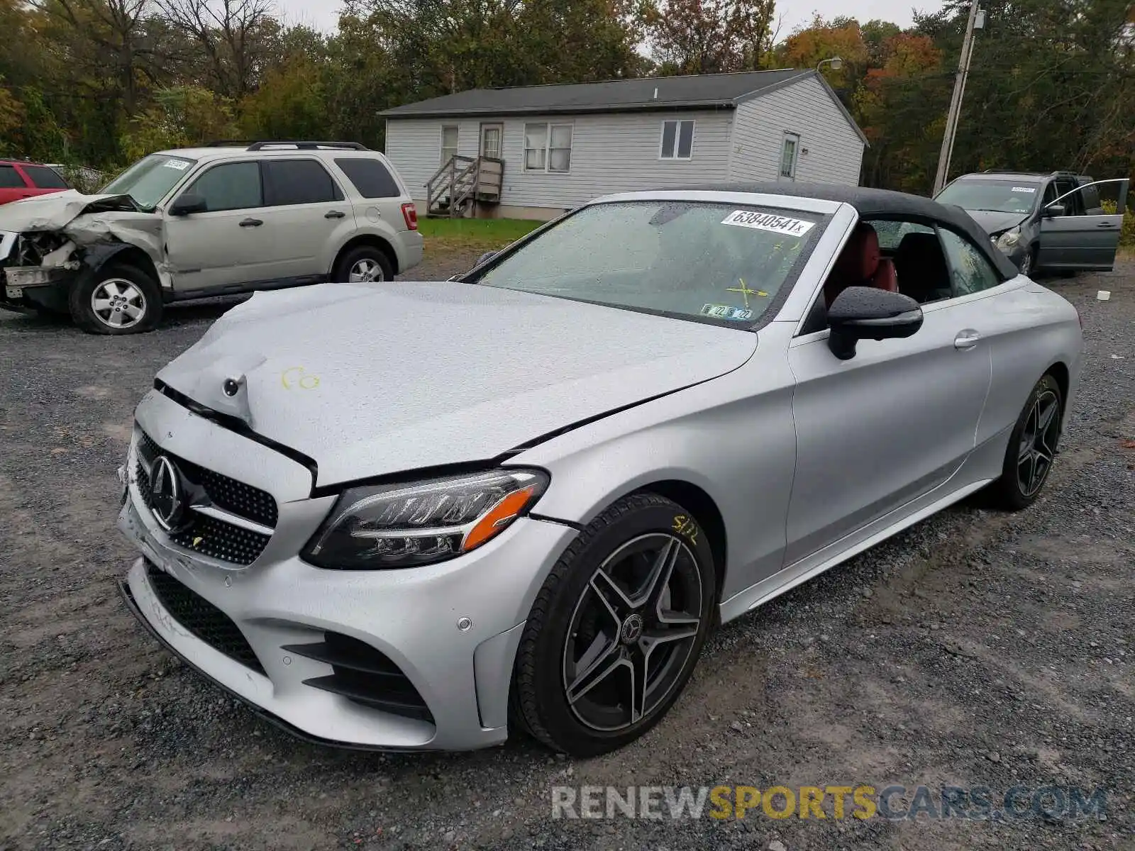 2 Photograph of a damaged car W1KWK8EB6LF998904 MERCEDES-BENZ C-CLASS 2020