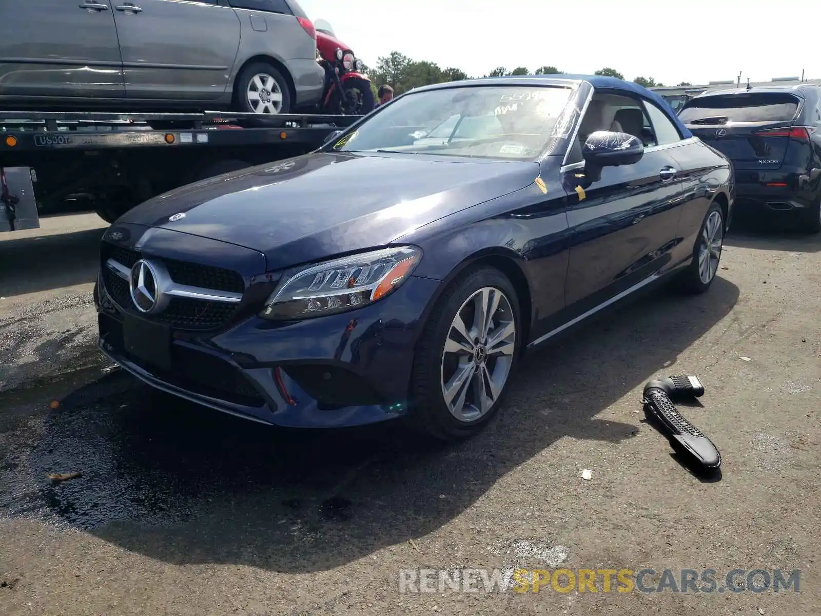 2 Photograph of a damaged car W1KWK8EB7LG006229 MERCEDES-BENZ C-CLASS 2020