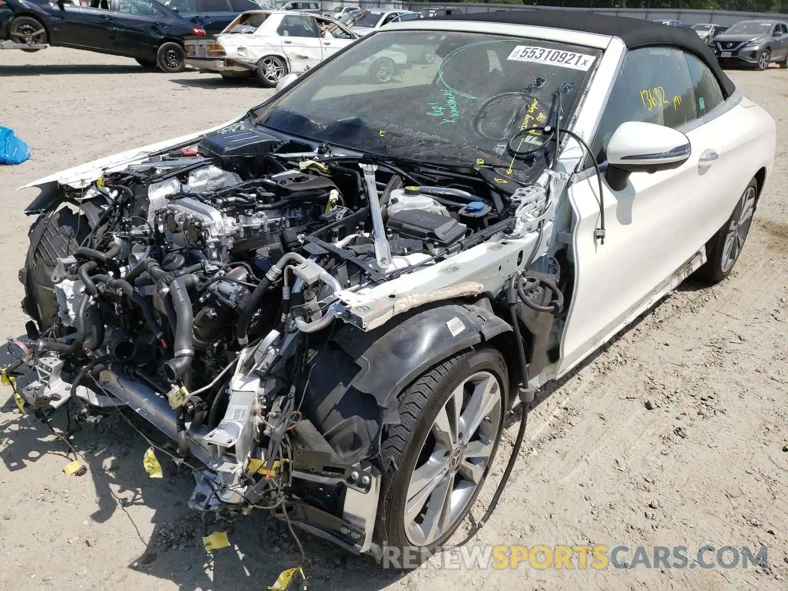 2 Photograph of a damaged car W1KWK8EB8LG006823 MERCEDES-BENZ C-CLASS 2020