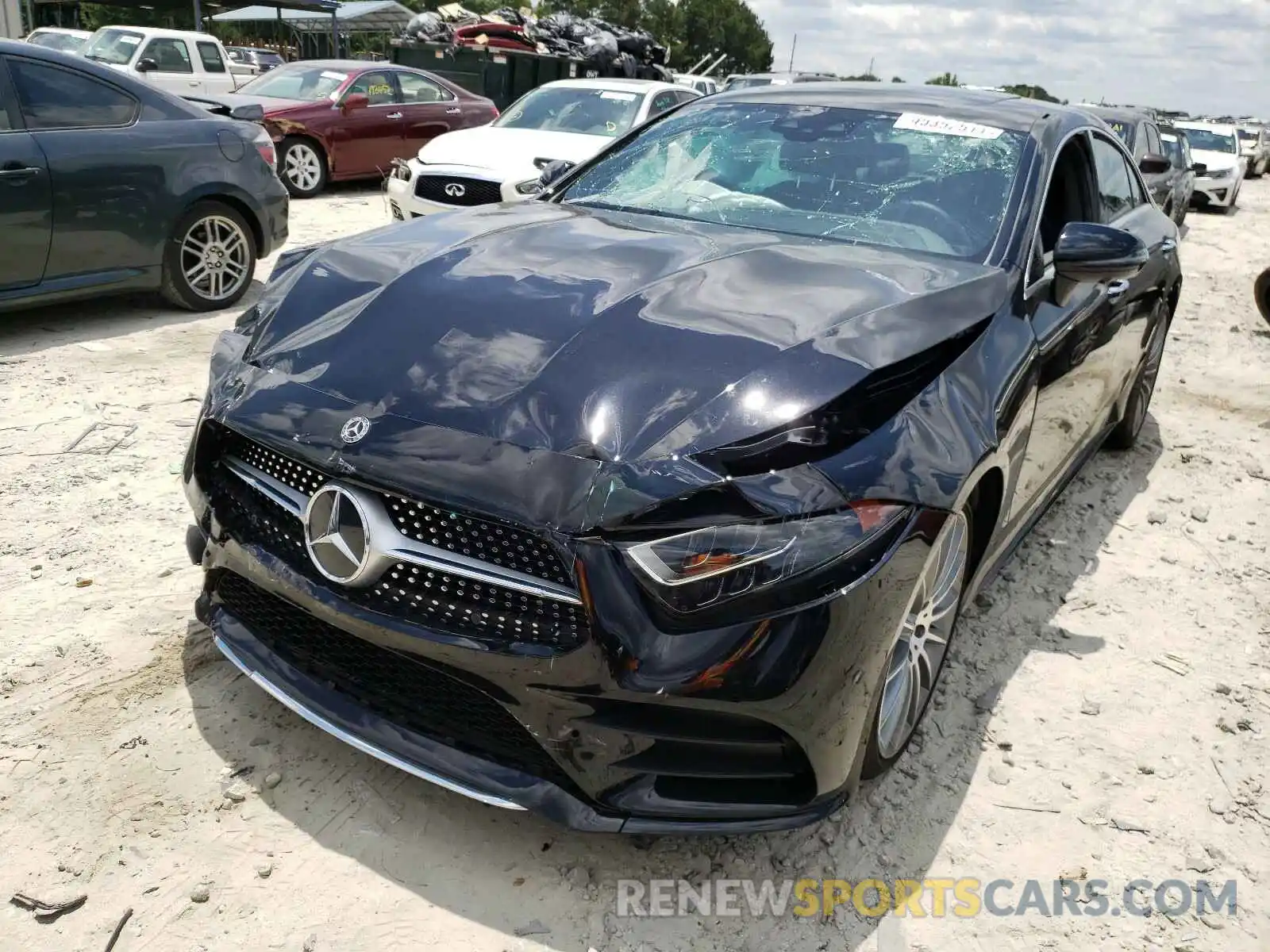 2 Photograph of a damaged car WDD2J5JB8LA050409 MERCEDES-BENZ C CLASS 2020