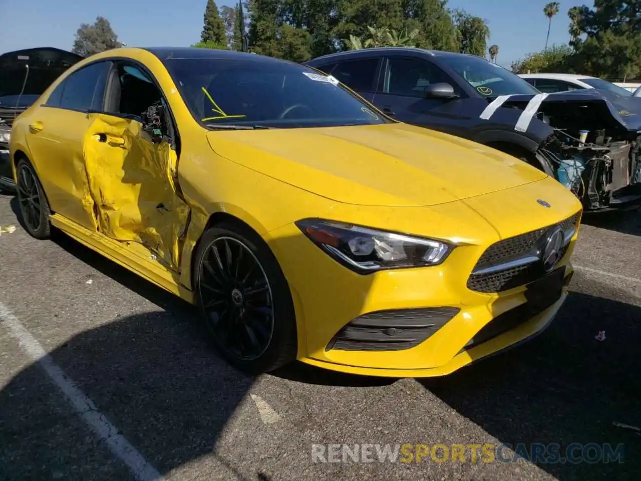 1 Photograph of a damaged car WDD5J4GB0LN037855 MERCEDES-BENZ C CLASS 2020