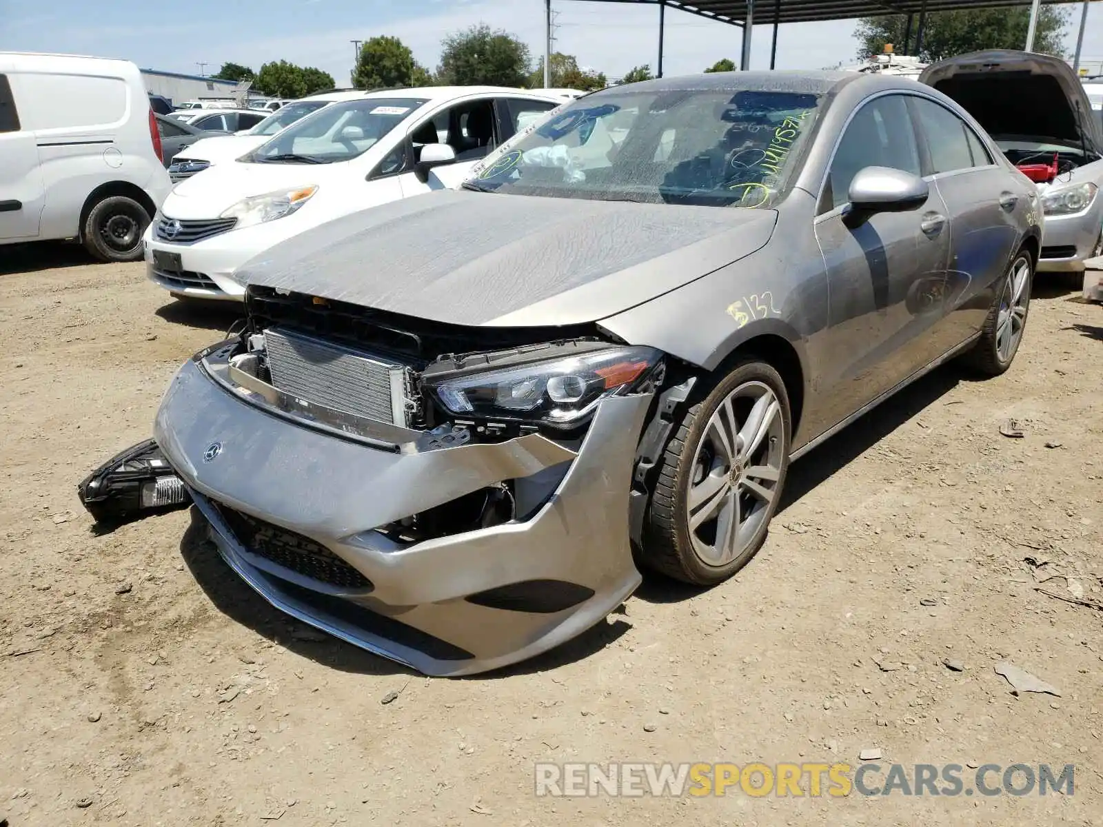 2 Photograph of a damaged car WDD5J4GB0LN074047 MERCEDES-BENZ C CLASS 2020