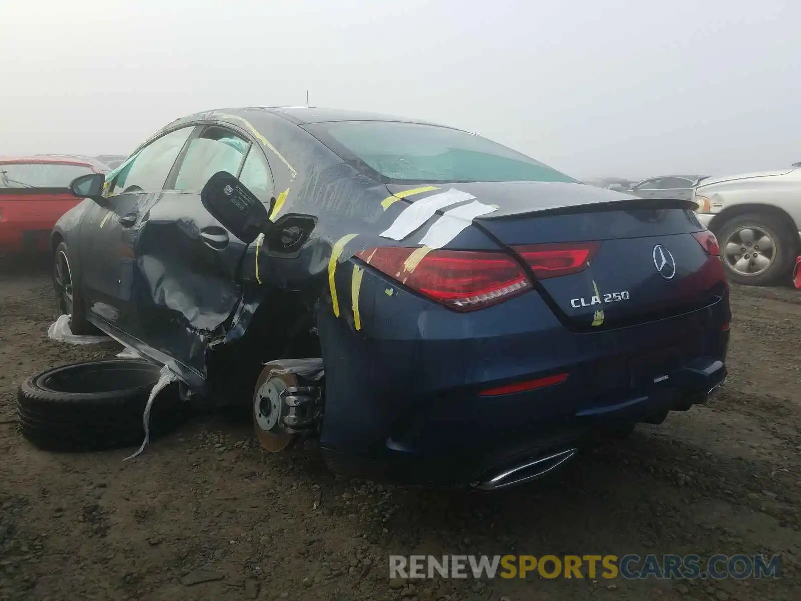 3 Photograph of a damaged car WDD5J4GB0LN075828 MERCEDES-BENZ C CLASS 2020