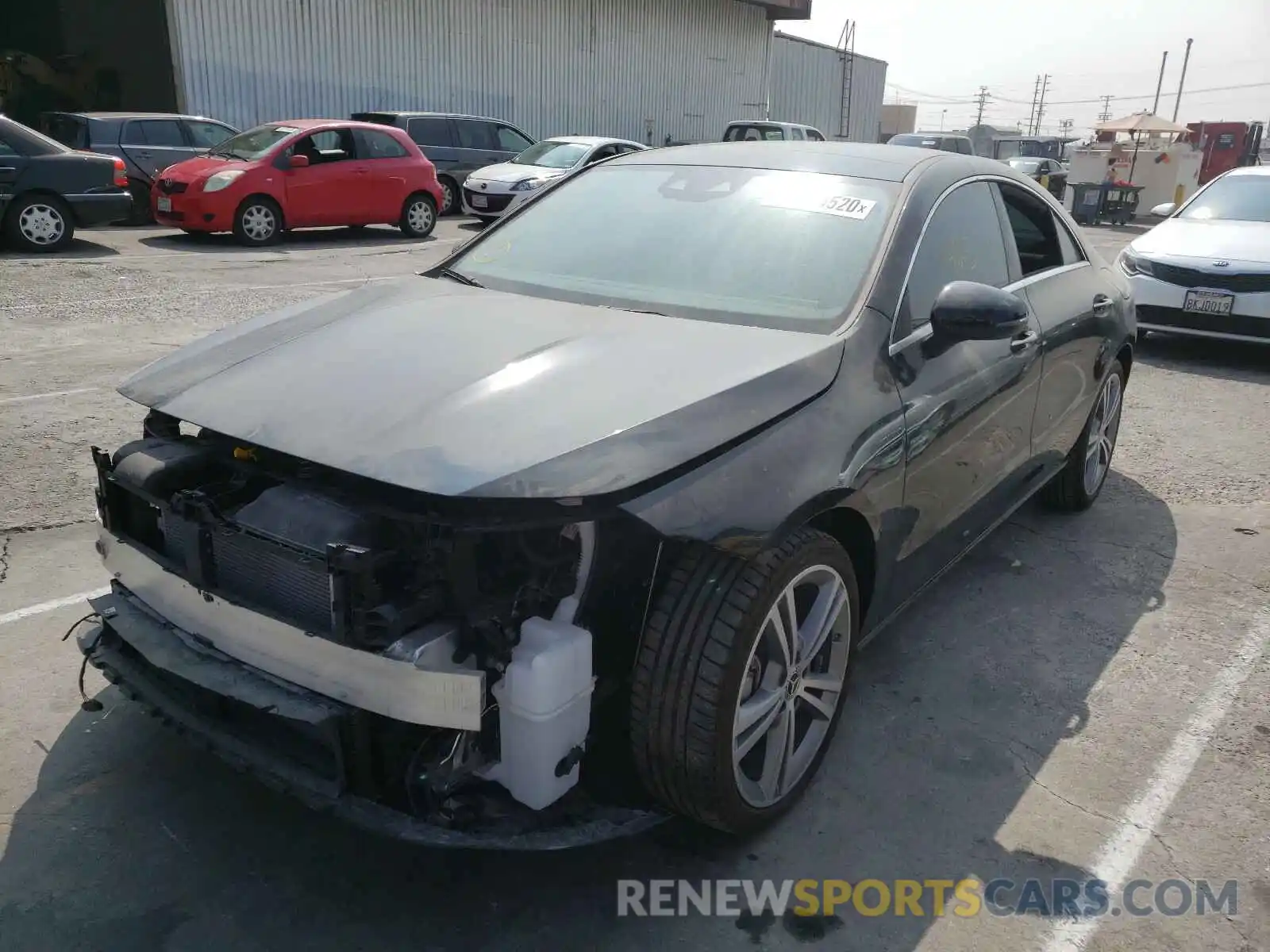 2 Photograph of a damaged car WDD5J4GB1LN035273 MERCEDES-BENZ C CLASS 2020