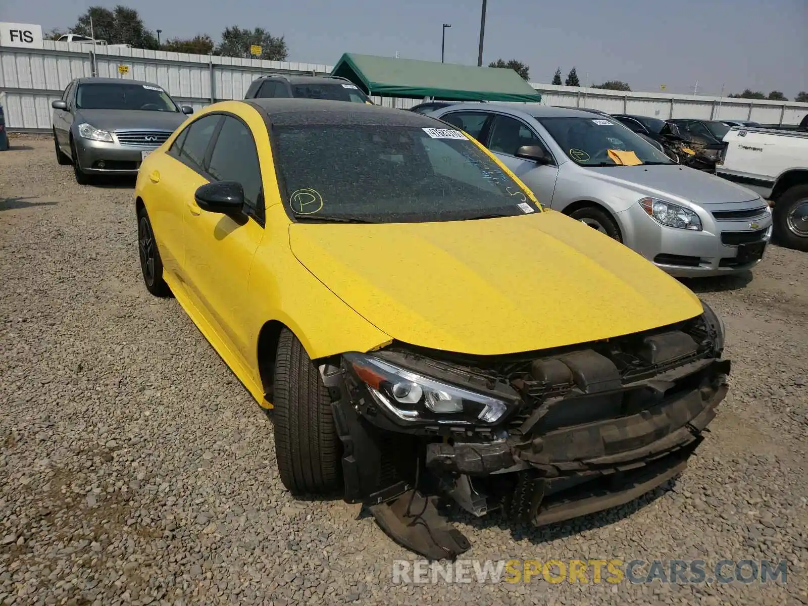 1 Photograph of a damaged car WDD5J4GB5LN019335 MERCEDES-BENZ C CLASS 2020