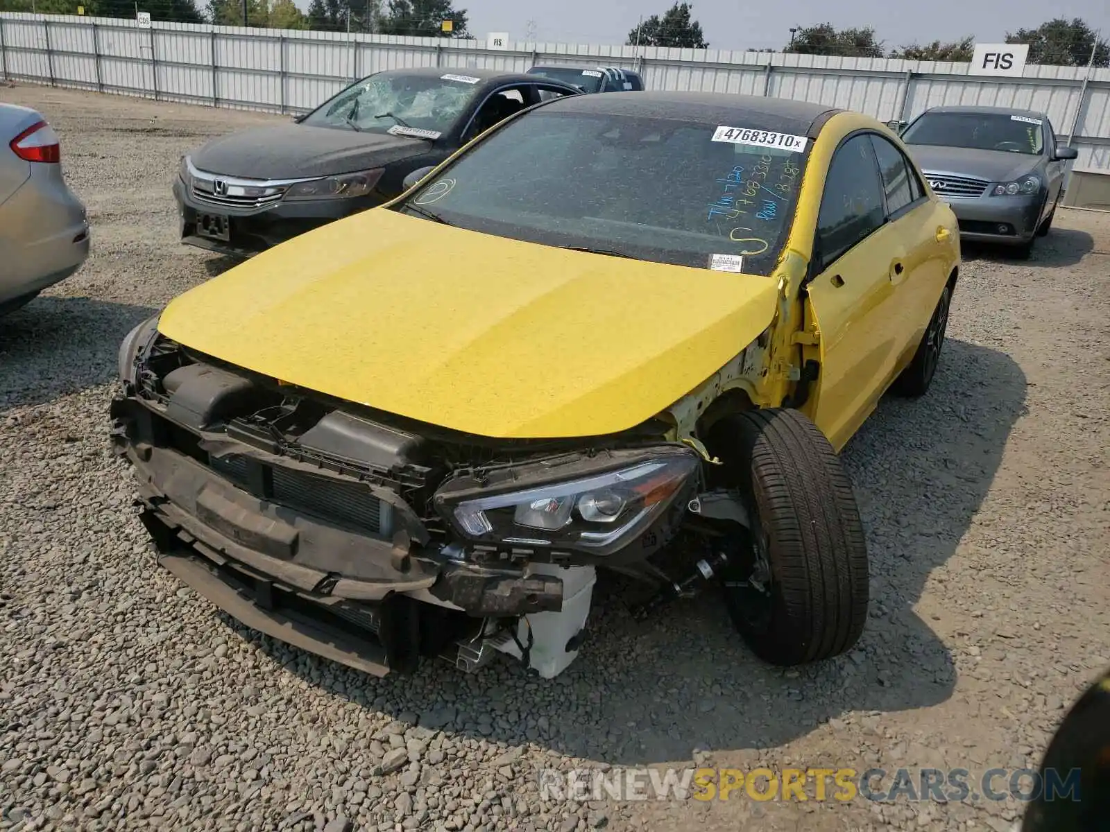 2 Photograph of a damaged car WDD5J4GB5LN019335 MERCEDES-BENZ C CLASS 2020