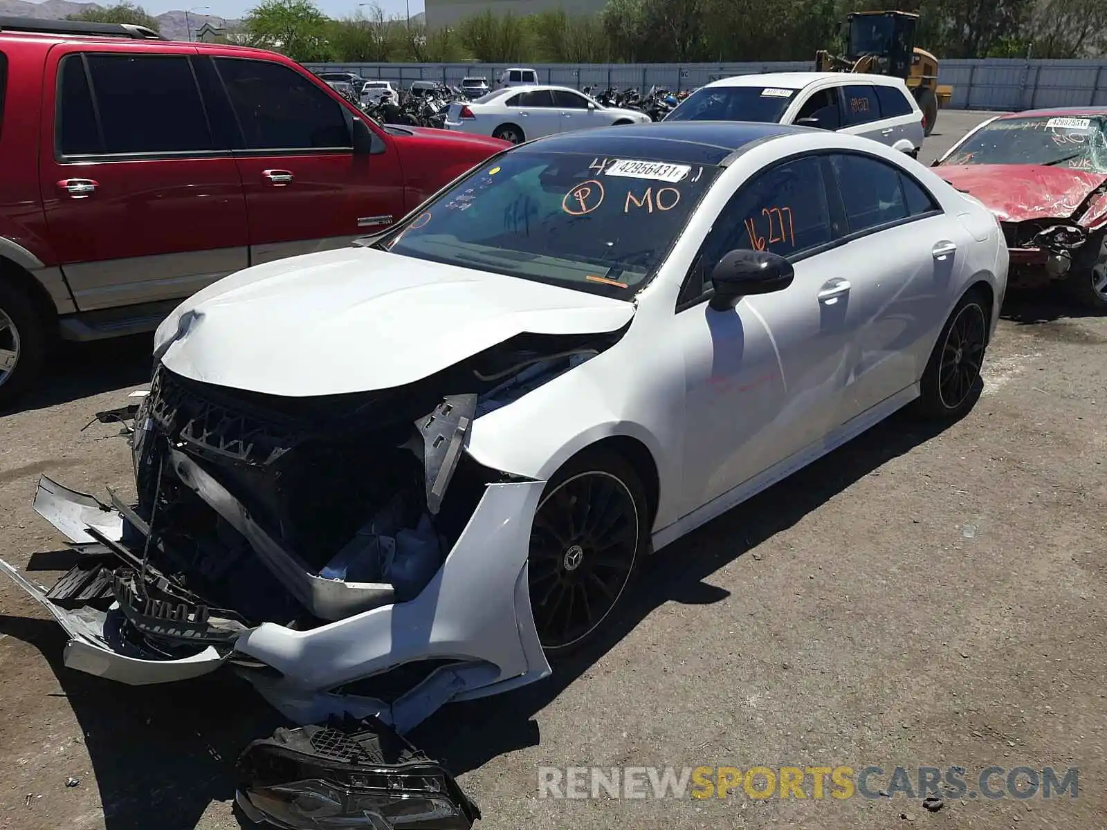 2 Photograph of a damaged car WDD5J4GB6LN067569 MERCEDES-BENZ C CLASS 2020