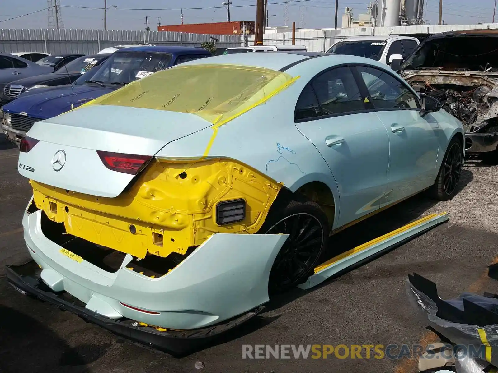 4 Photograph of a damaged car WDD5J4GB6LN068107 MERCEDES-BENZ C CLASS 2020