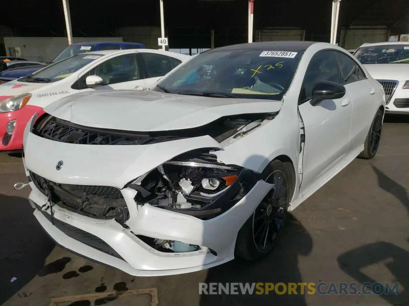 2 Photograph of a damaged car WDD5J4GB7LN066799 MERCEDES-BENZ C CLASS 2020