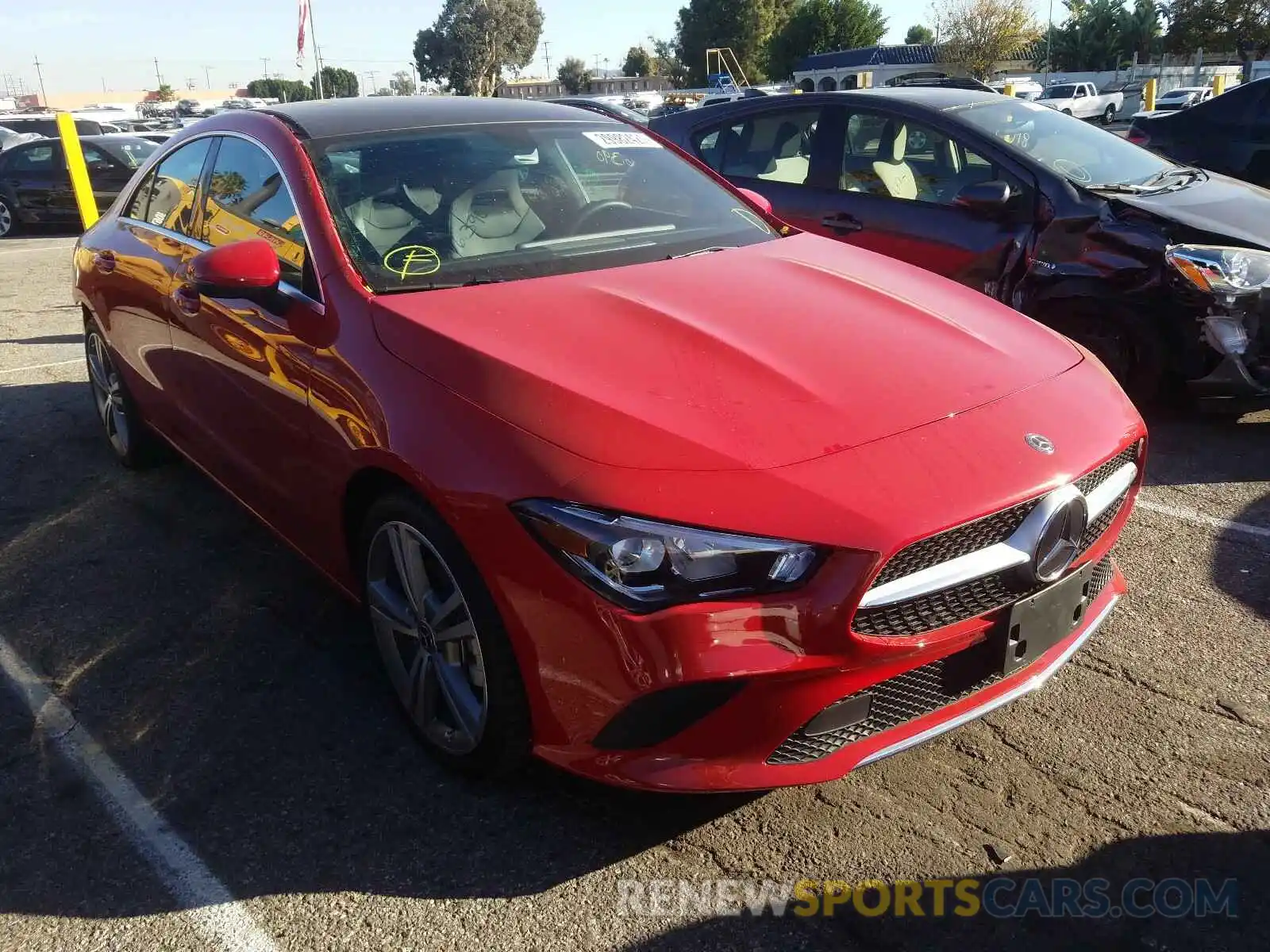 1 Photograph of a damaged car WDD5J4GB8LN035173 MERCEDES-BENZ C CLASS 2020