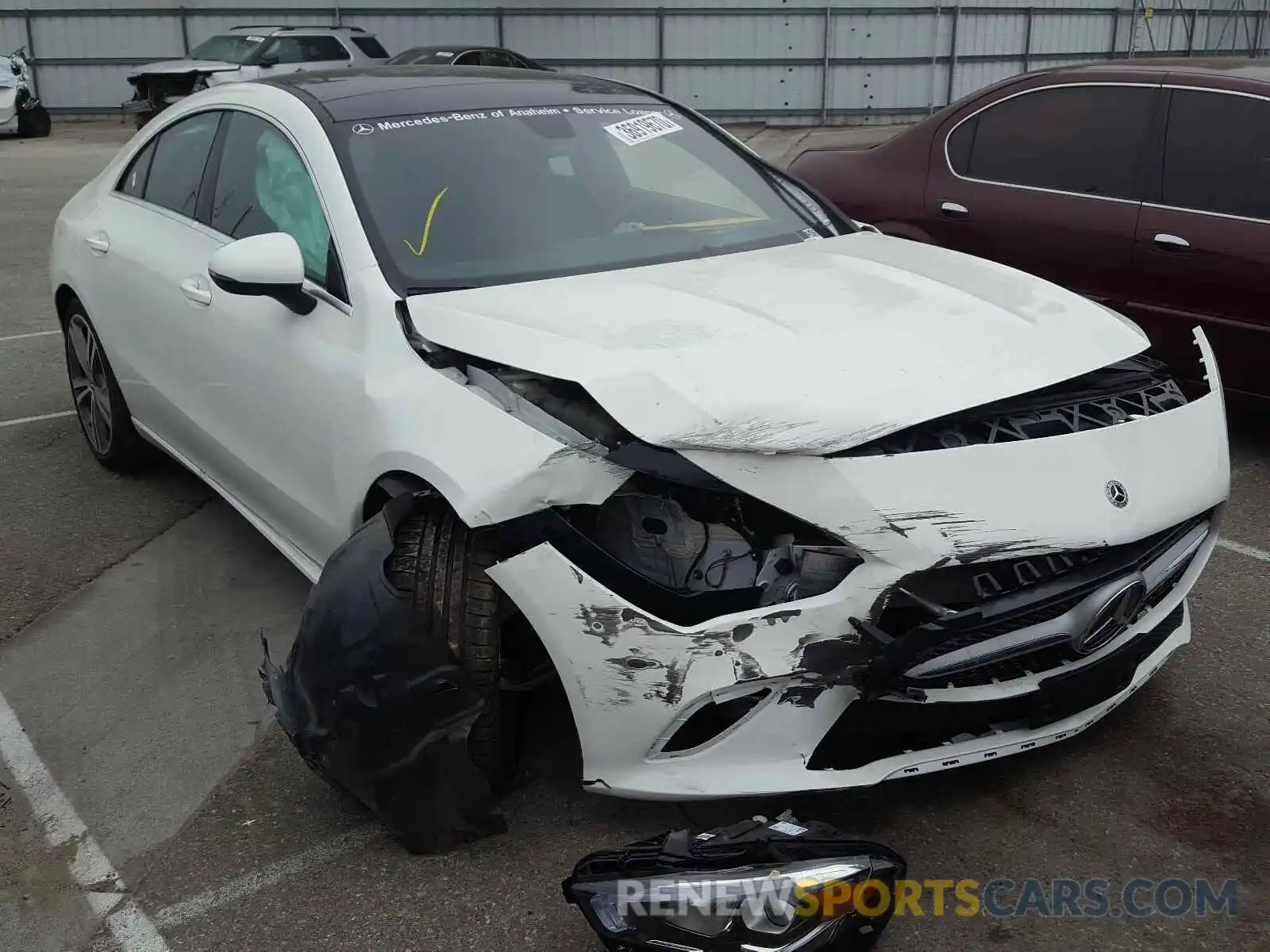 1 Photograph of a damaged car WDD5J4GB9LN024375 MERCEDES-BENZ C CLASS 2020