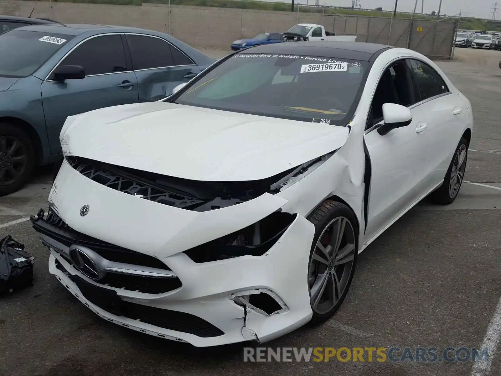 2 Photograph of a damaged car WDD5J4GB9LN024375 MERCEDES-BENZ C CLASS 2020