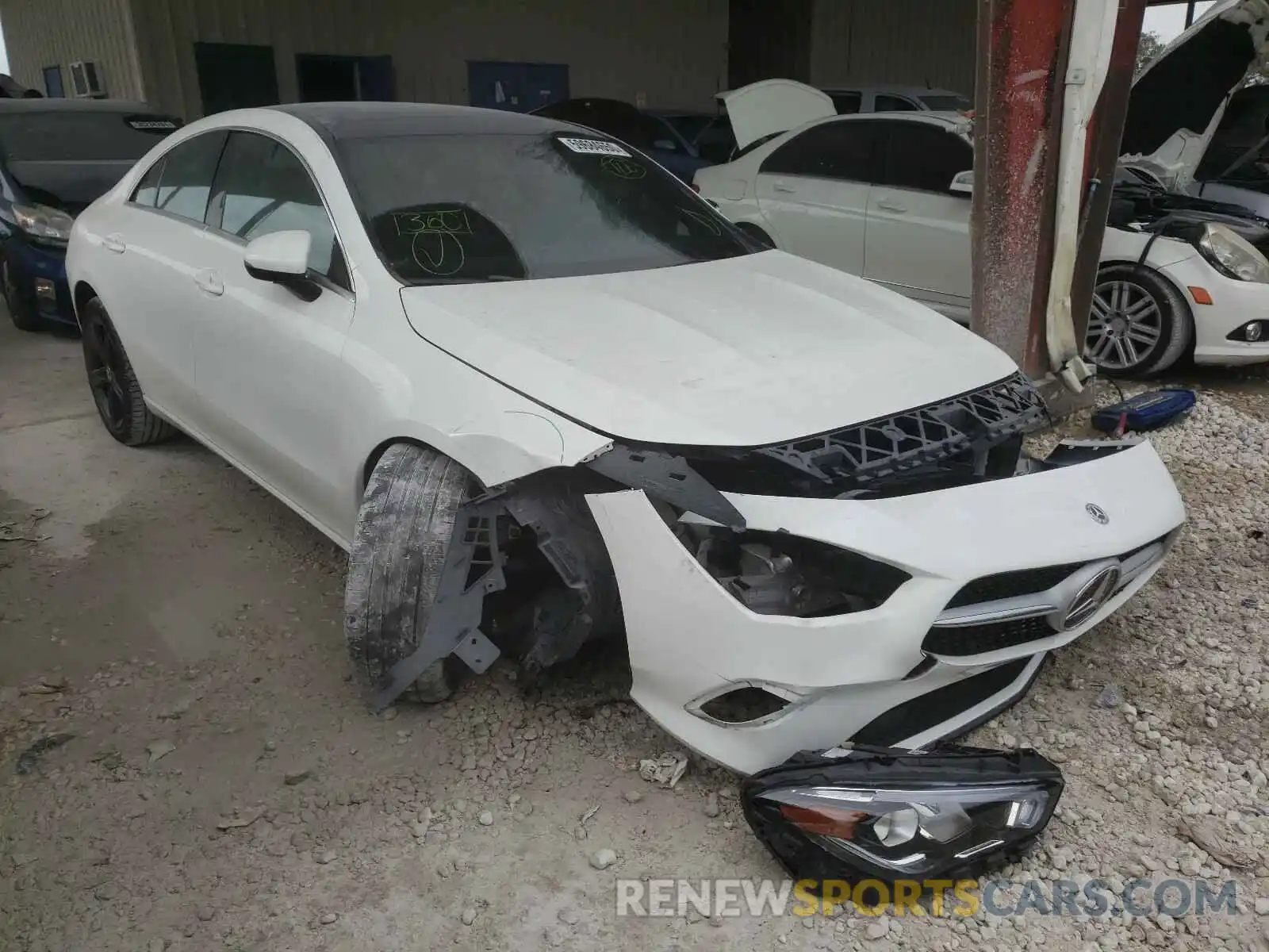 1 Photograph of a damaged car WDD5J4GBXLN036132 MERCEDES-BENZ C CLASS 2020