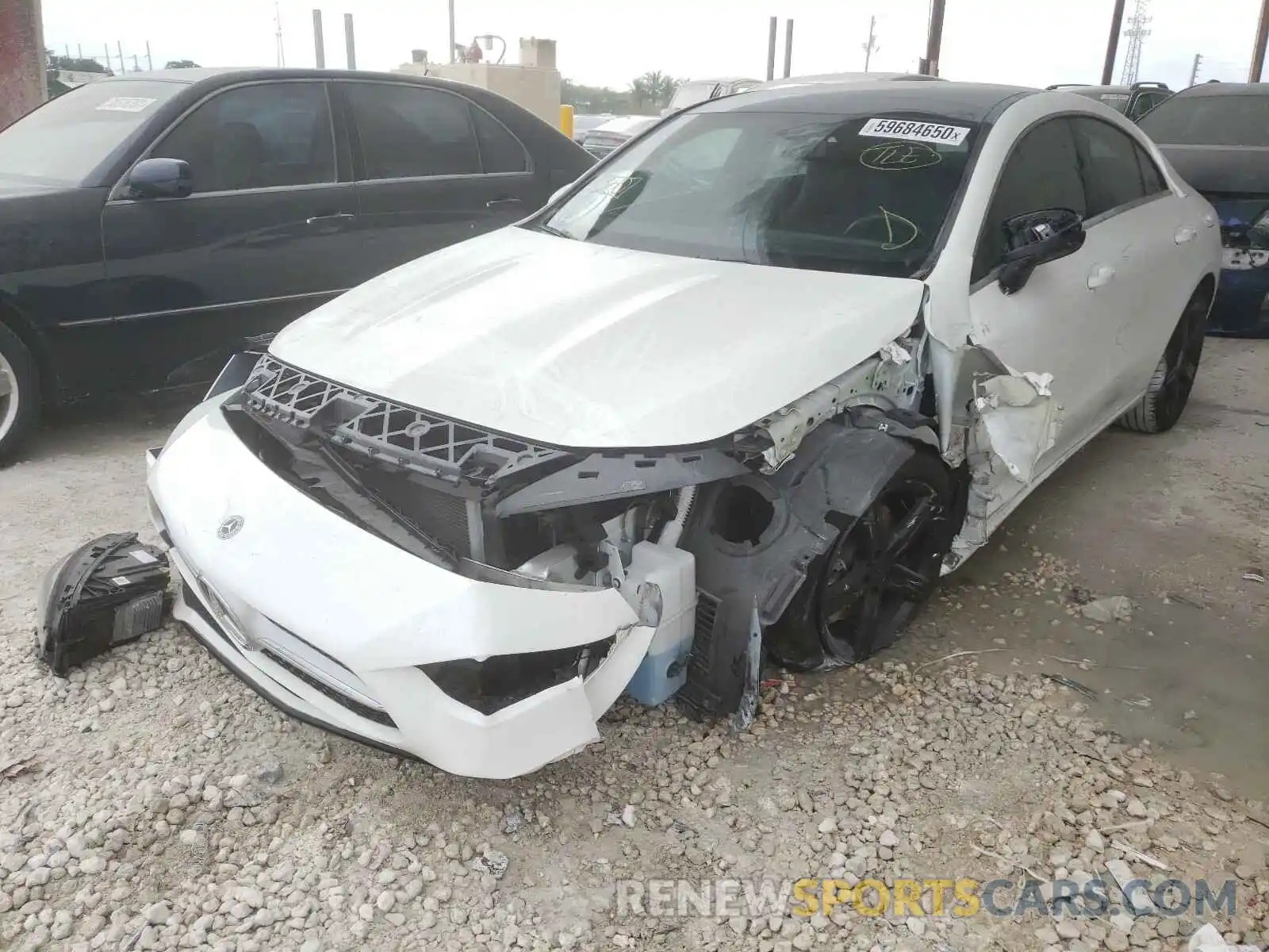 2 Фотография поврежденного автомобиля WDD5J4GBXLN036132 MERCEDES-BENZ C CLASS 2020