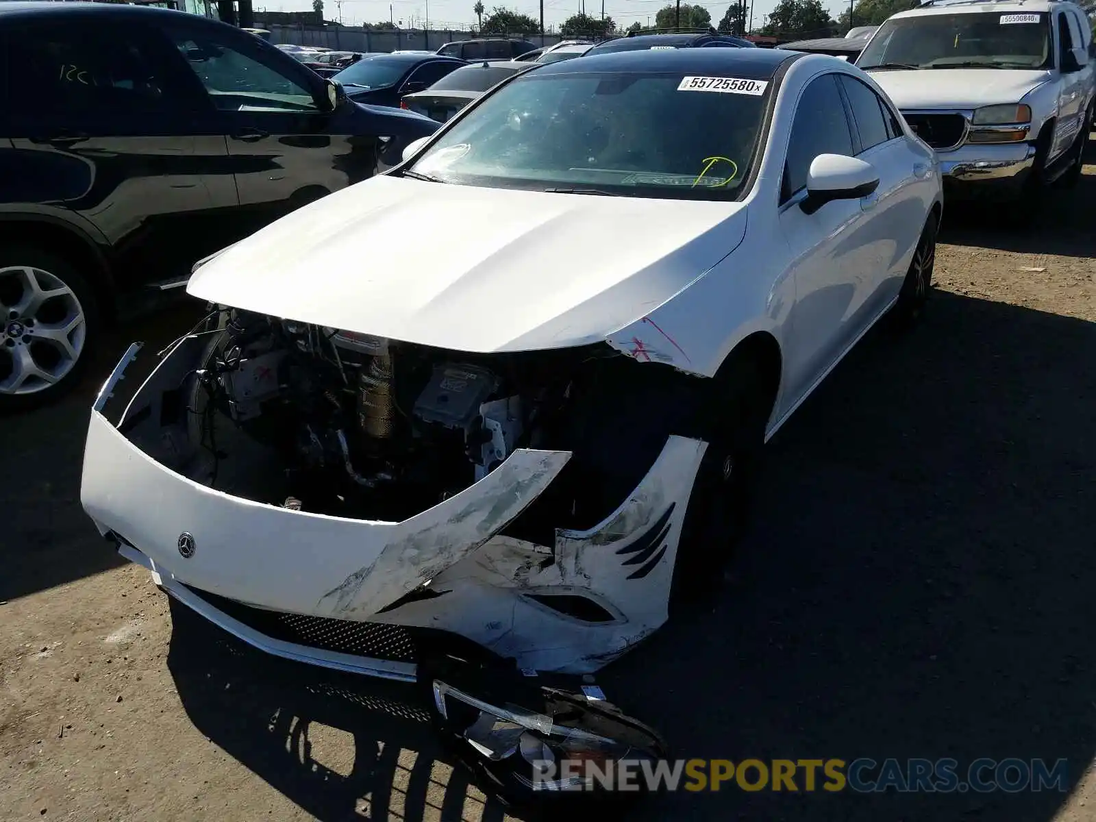 2 Photograph of a damaged car WDD5J4GBXLN066795 MERCEDES-BENZ C CLASS 2020