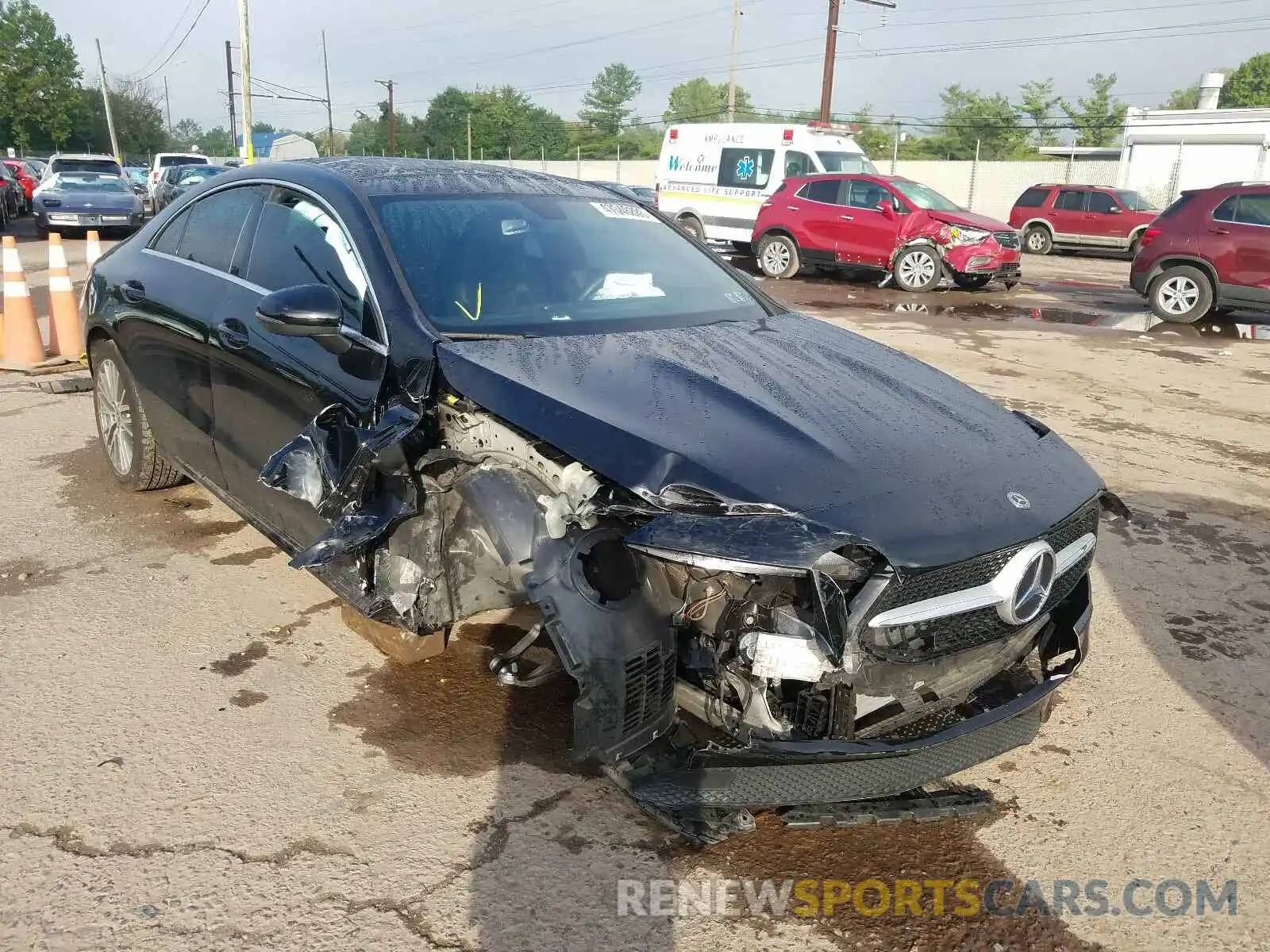 1 Photograph of a damaged car WDD5J4HB0LN077335 MERCEDES-BENZ C CLASS 2020