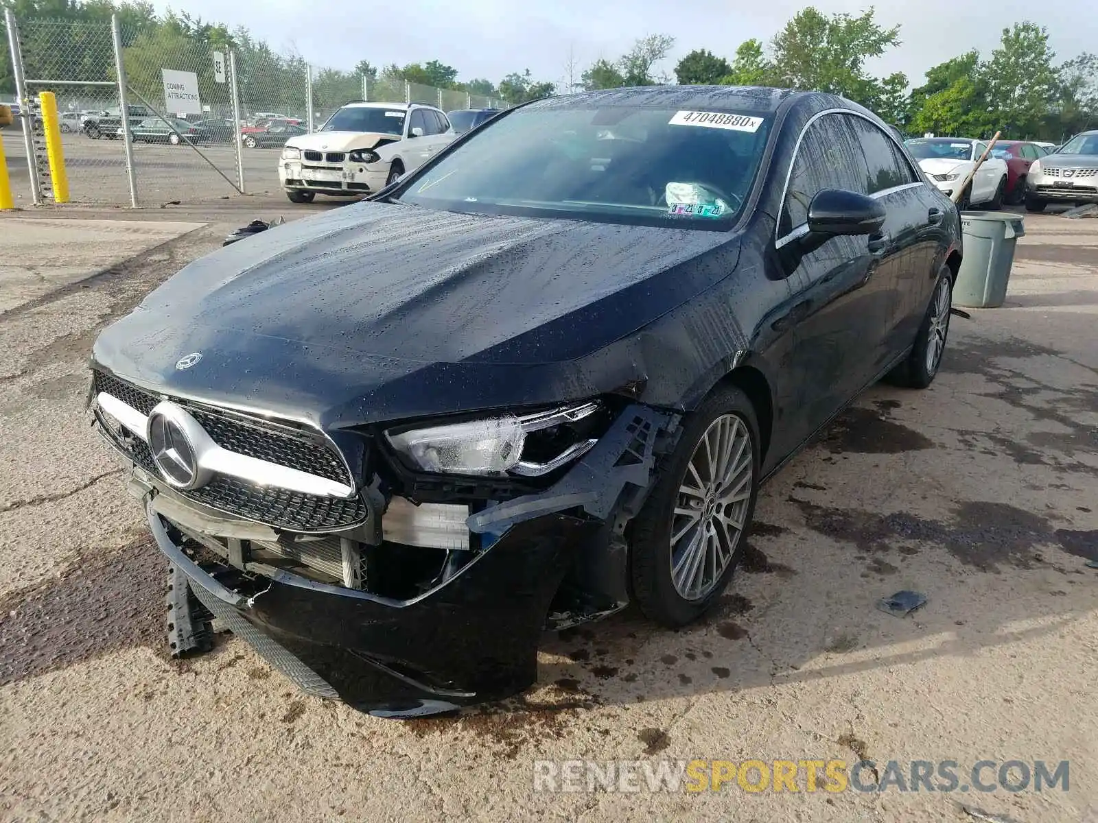 2 Photograph of a damaged car WDD5J4HB0LN077335 MERCEDES-BENZ C CLASS 2020