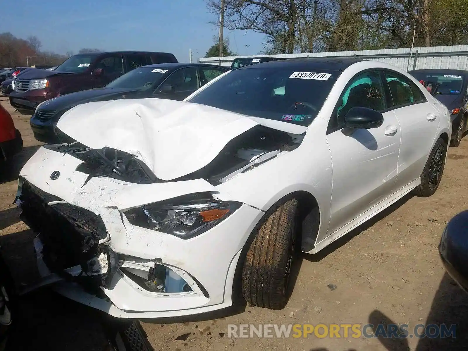 2 Photograph of a damaged car WDD5J4HB7LN036992 MERCEDES-BENZ C CLASS 2020