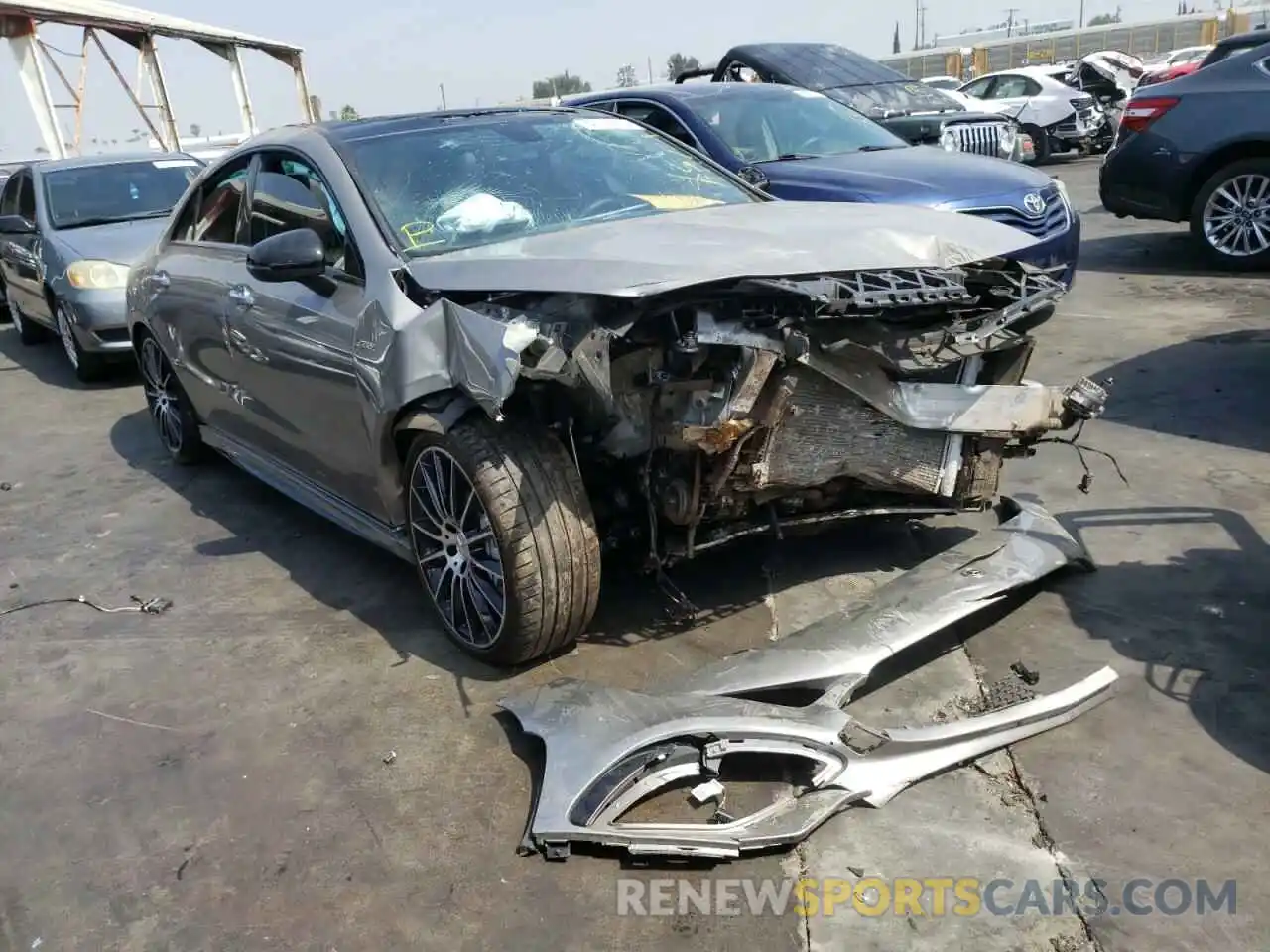 1 Photograph of a damaged car WDD5J5BB7LN062278 MERCEDES-BENZ C CLASS 2020