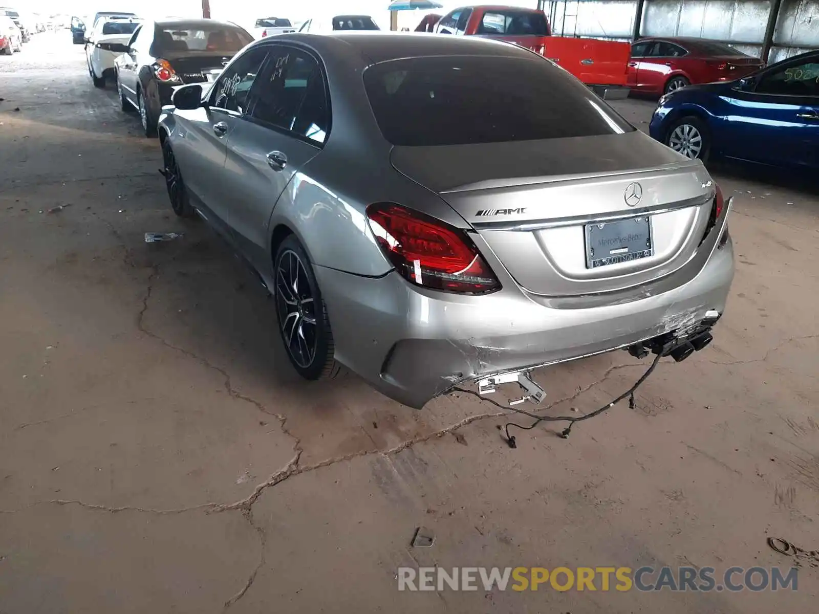 3 Photograph of a damaged car WDDWF6EB1LR557995 MERCEDES-BENZ C-CLASS 2020