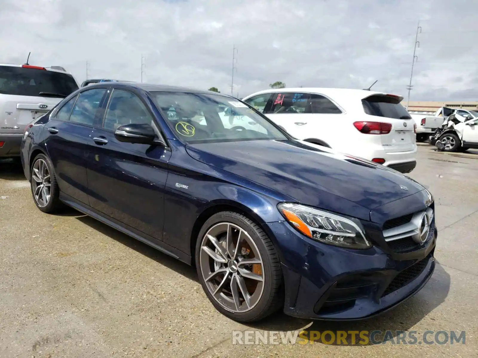 1 Photograph of a damaged car WDDWF6EB1LR563635 MERCEDES-BENZ C-CLASS 2020