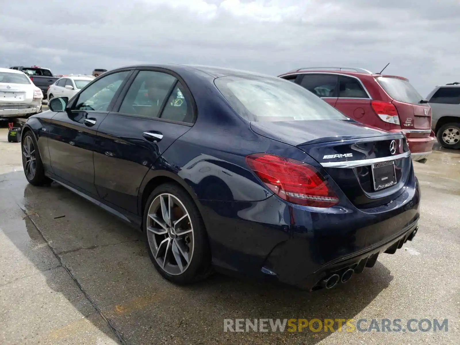 3 Photograph of a damaged car WDDWF6EB1LR563635 MERCEDES-BENZ C-CLASS 2020