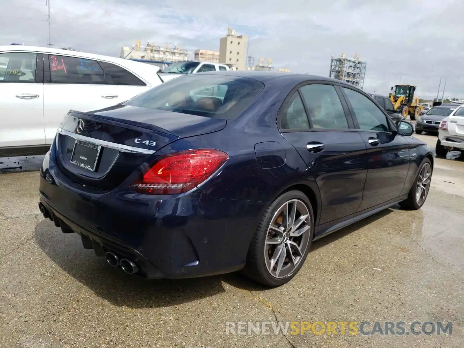 4 Photograph of a damaged car WDDWF6EB1LR563635 MERCEDES-BENZ C-CLASS 2020