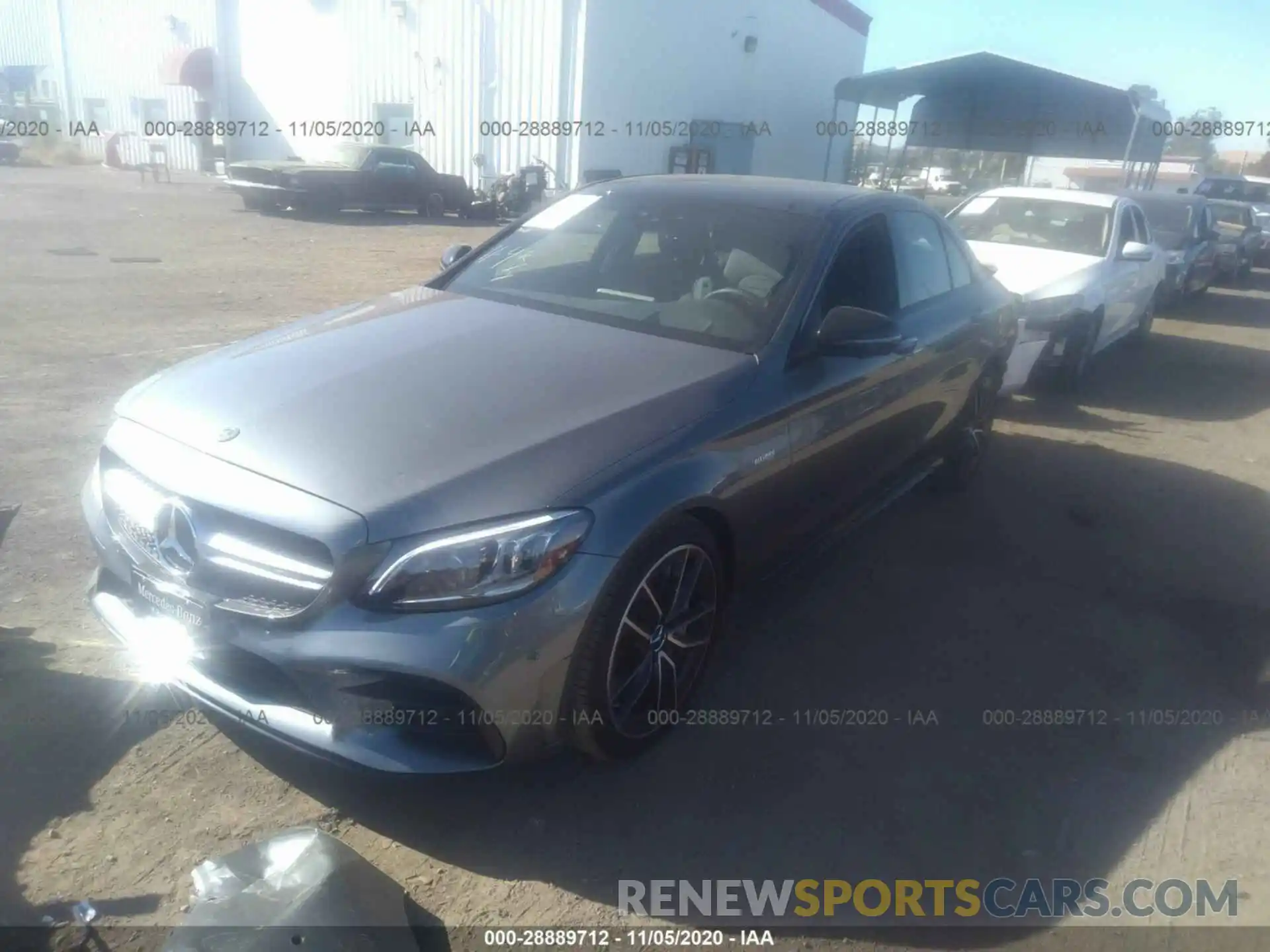 2 Photograph of a damaged car WDDWF6EB2LR556015 MERCEDES-BENZ C-CLASS 2020